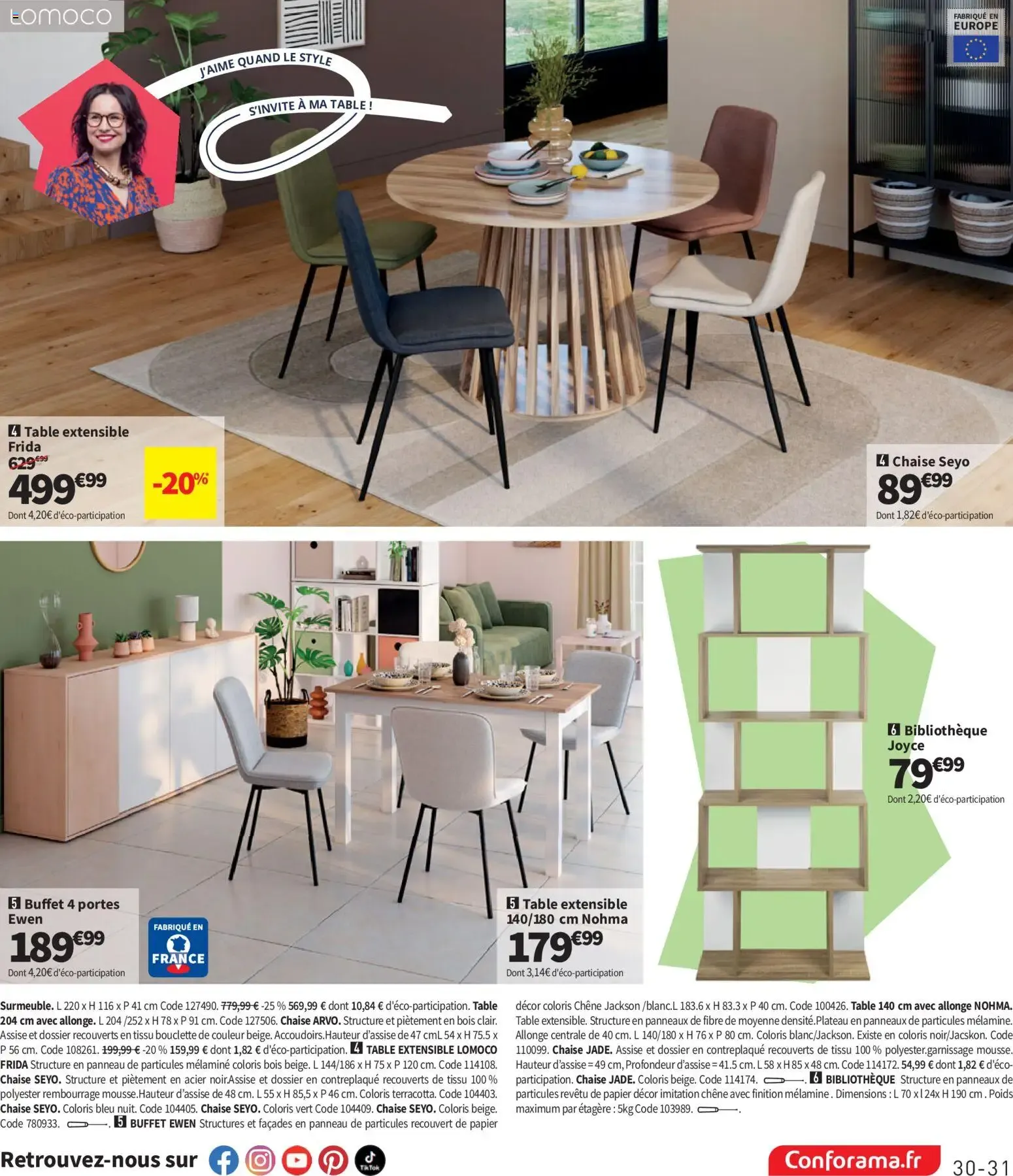 Conforama catalogue à partir du 09/06/2026 - promo en ligne du 9 juin au 6 juillet 2026 - Catalogue page 31