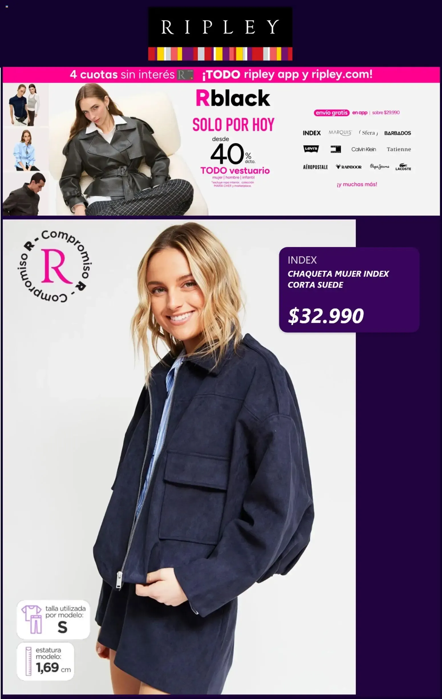 Catálogo de Ripley: Solo por hoy, 40% dcto. en Hogar y Vestuario 2 de agosto al 17 de agosto 2026 - Página 2