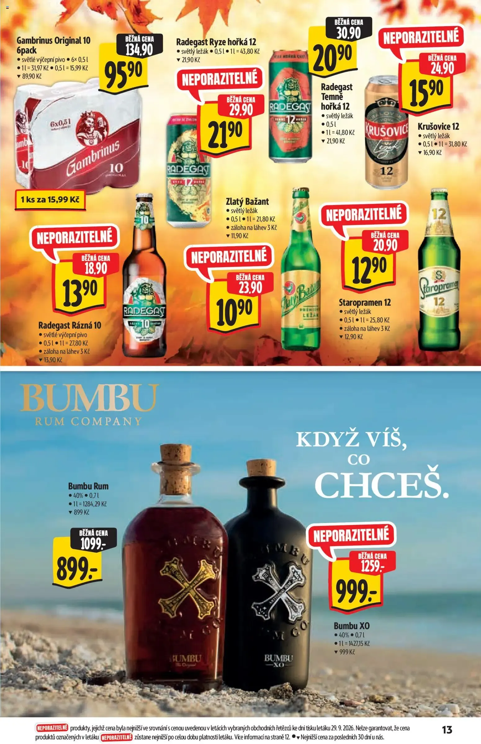 Albert leták - Supermarket od 07.10.2026 - Akční leták - 7. října 20. října 2026 - Page 13