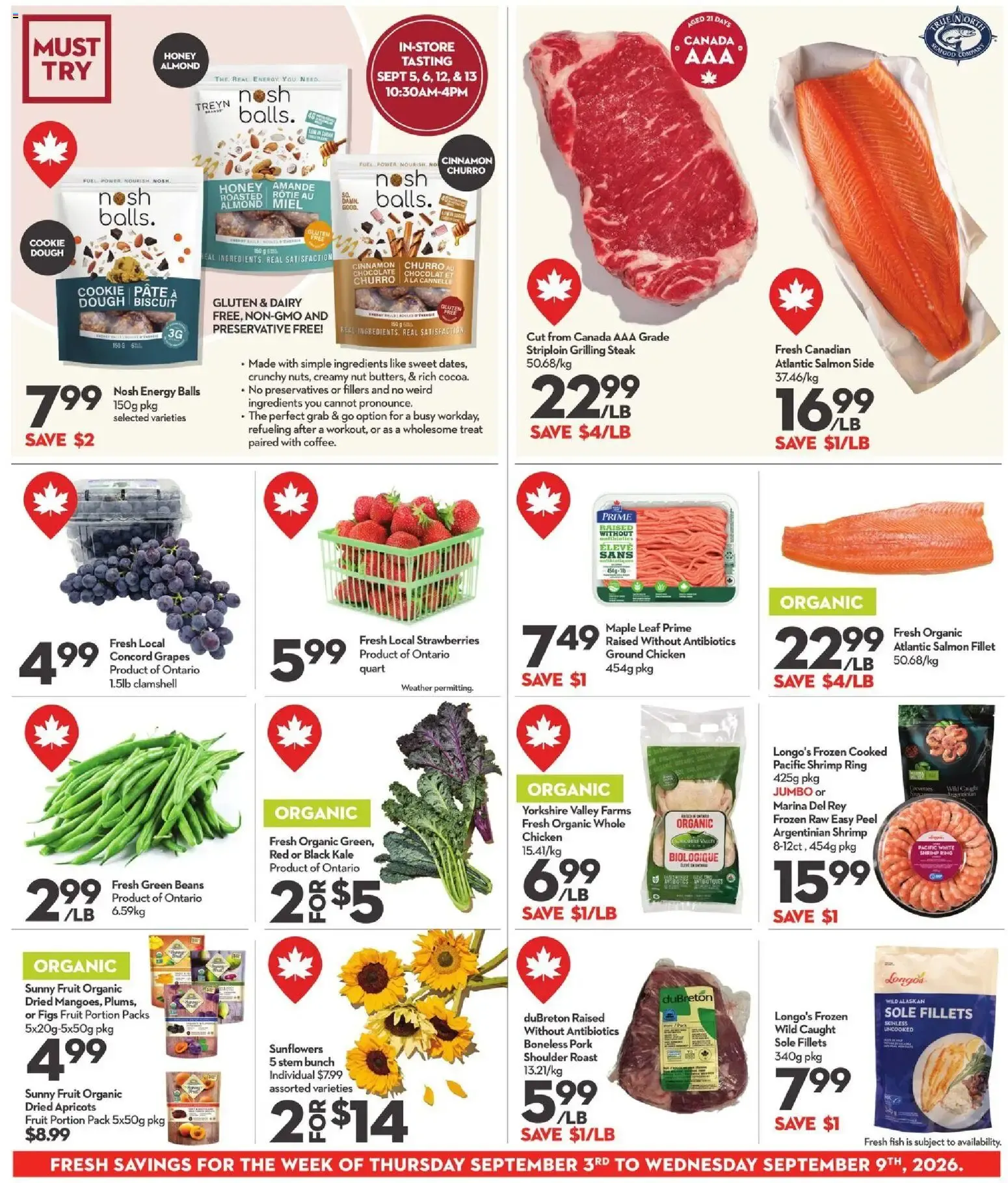 Longo's weekly flyer / circulaire from Sep 3, 2026 > weekly specials & deals from September 3 to September 9 2026 - flyer page 5