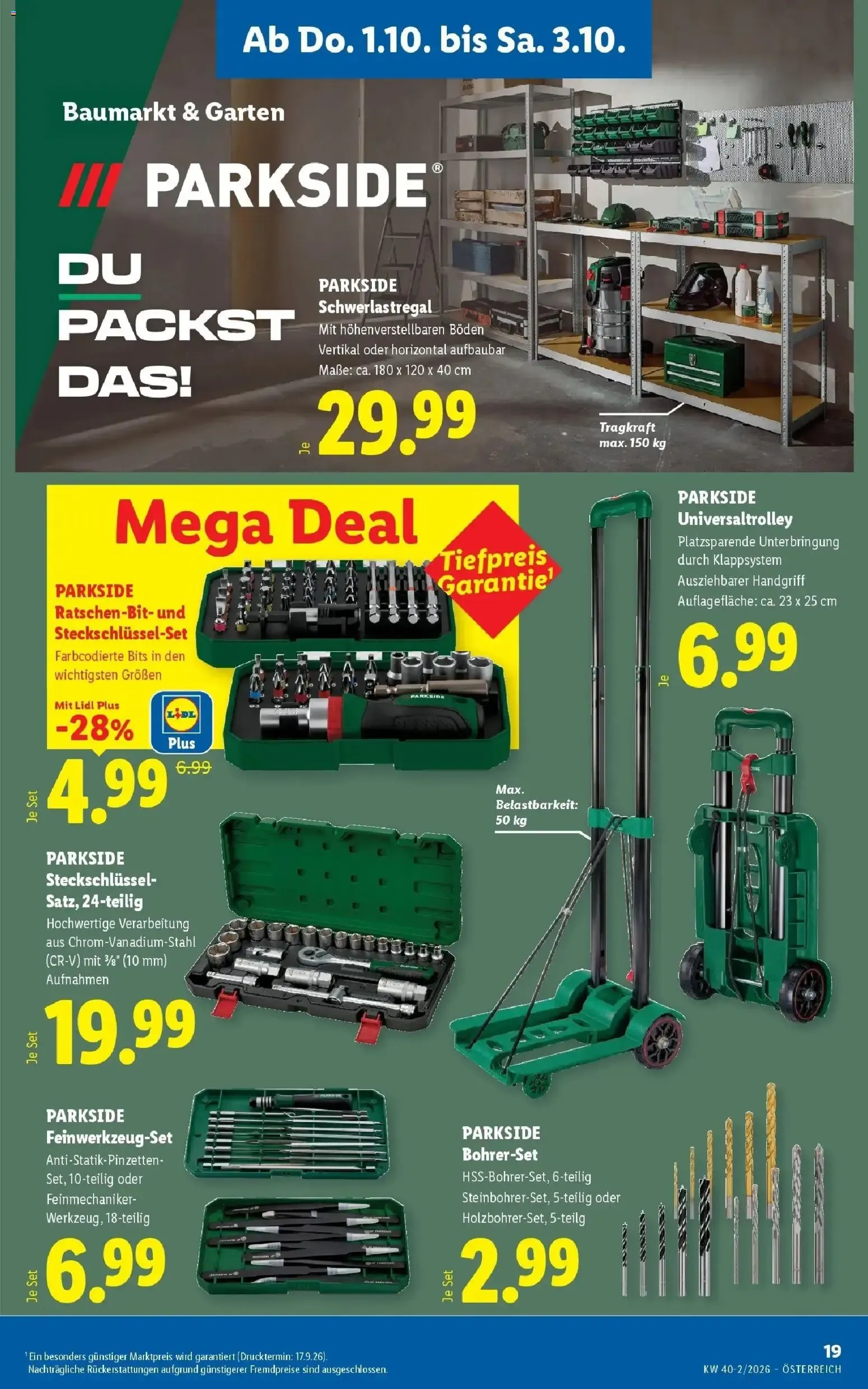 Lidl Aktion von 1. Oktober bis 3. Oktober 2026 - Flugblätt seite  23