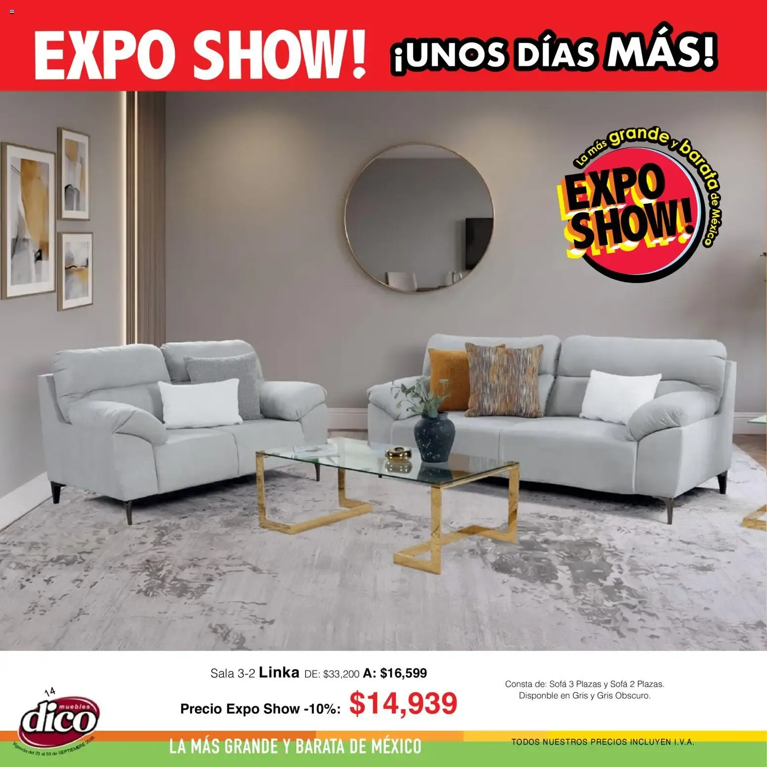 Catálogo de Muebles Dico catálogo Expo show (23/09/2026 - 30/09/2026) - catálogo en línea 23 de septiembre al 30 de septiembre 2026 - Pagina 14