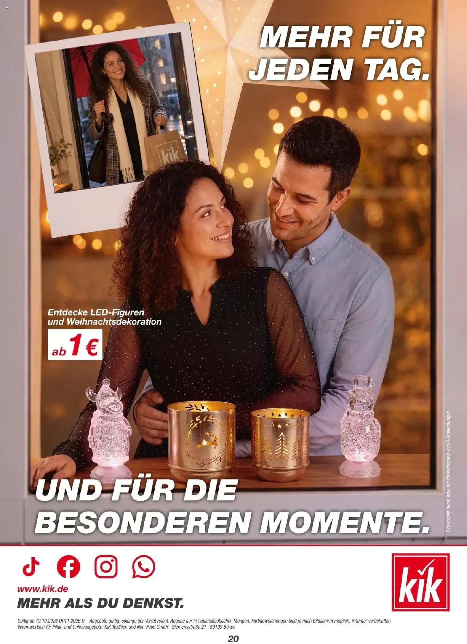 MEHR WEIHNACHTS-ZAUBER FÜR DEIN ZUHAUSE. von 19. Oktober bis 29. Oktober 2026 - Prospekt seite 20
