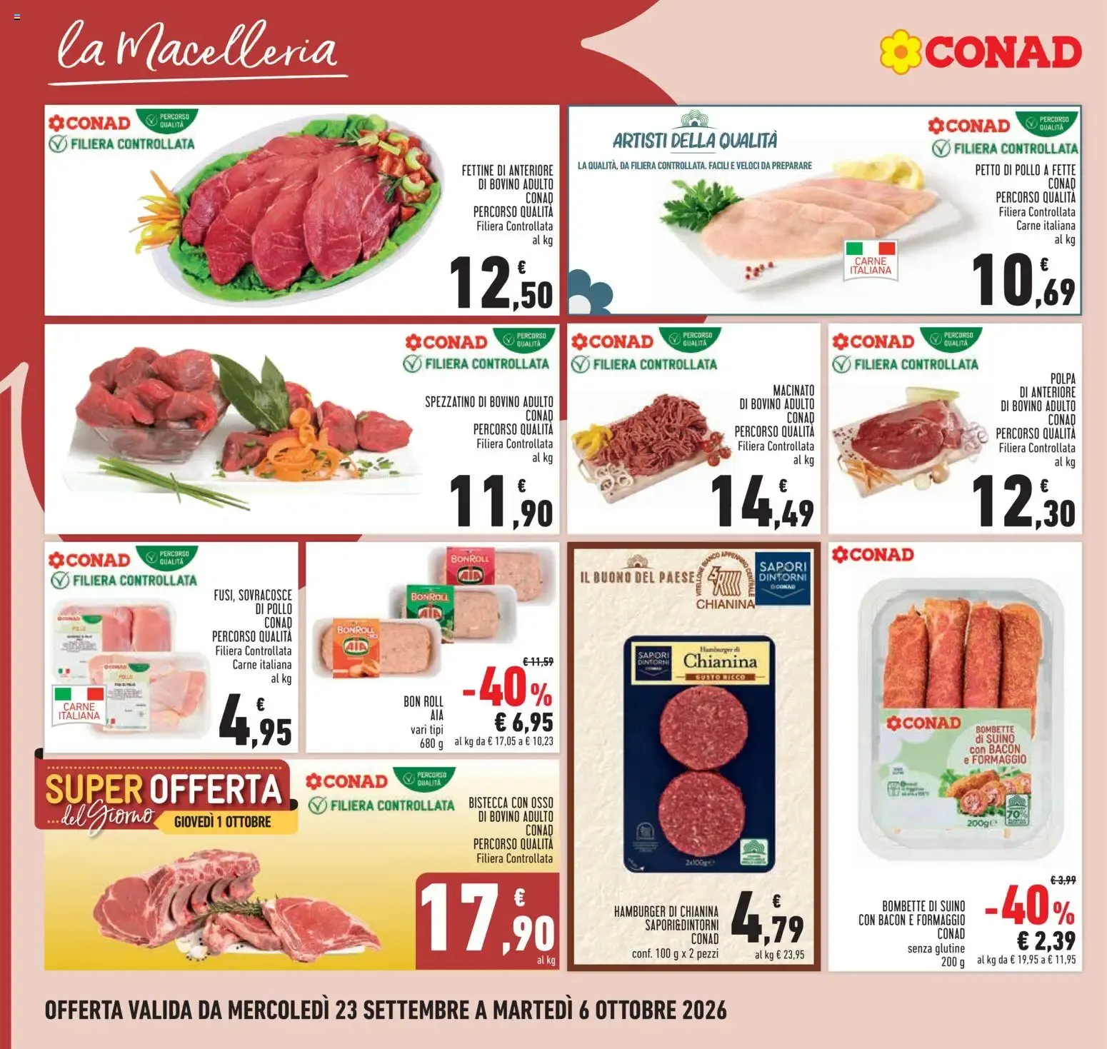 Anteprima volantino Conad dal 23/09/2026 prossima settimana da 23 settembre a 6 ottobre di 2026 - Pagina del volantino 10