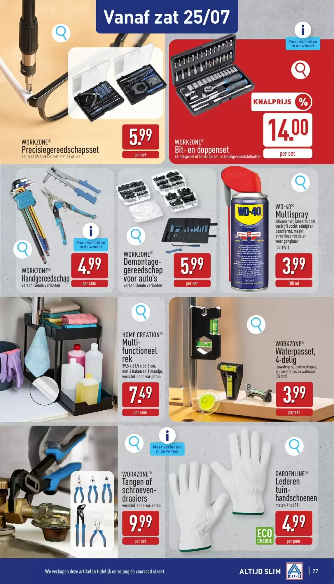 Aldi folder van 20/07 t.e.m. 25/07 van 20 juli tot 25 juli 2026 - folder pagina 27