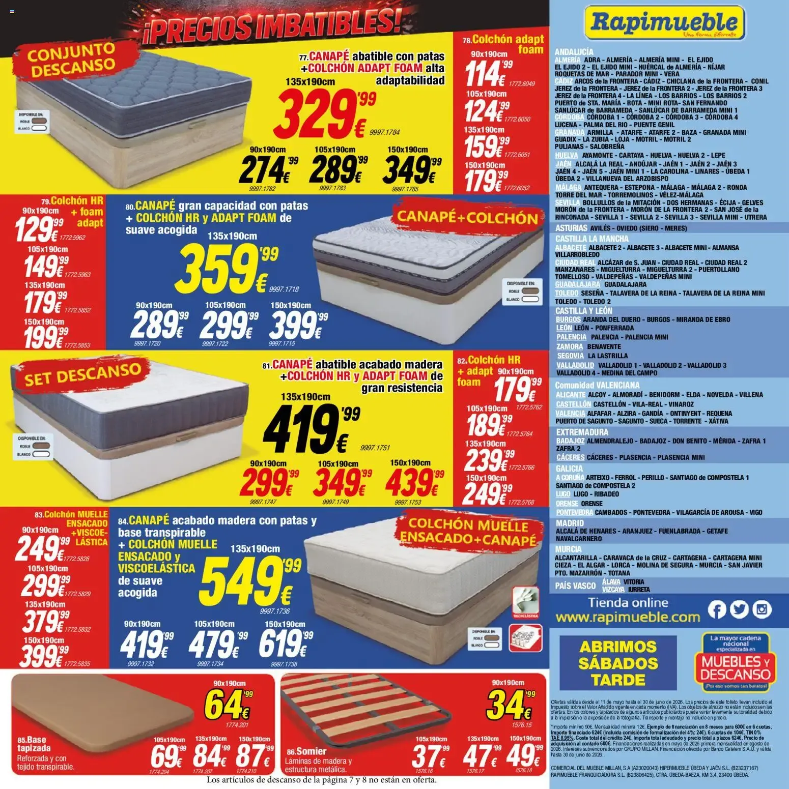 Catálogo de Rapimueble: ¡Precios Imbatibles en Muebles y Descanso! 11 de mayo al 30 de junio 2026 - Página 8