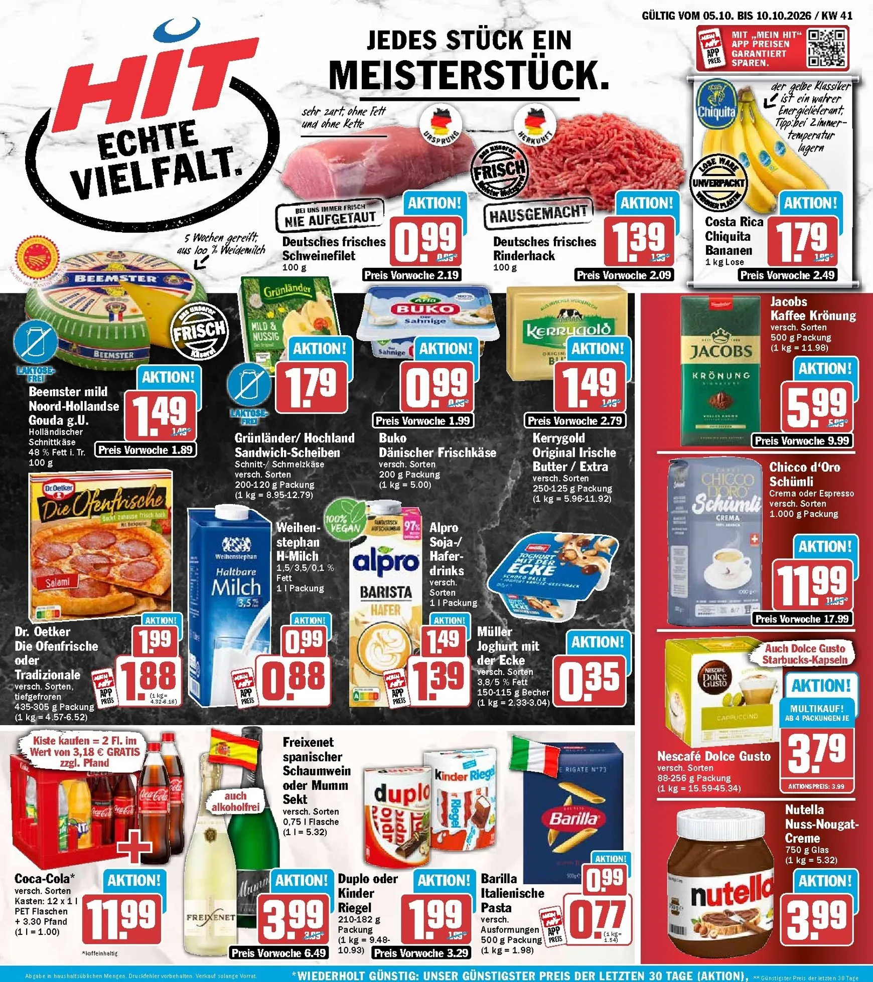 Hit Prospekt – von Montag 05.10.2026 bis Samstag 10.10.2026