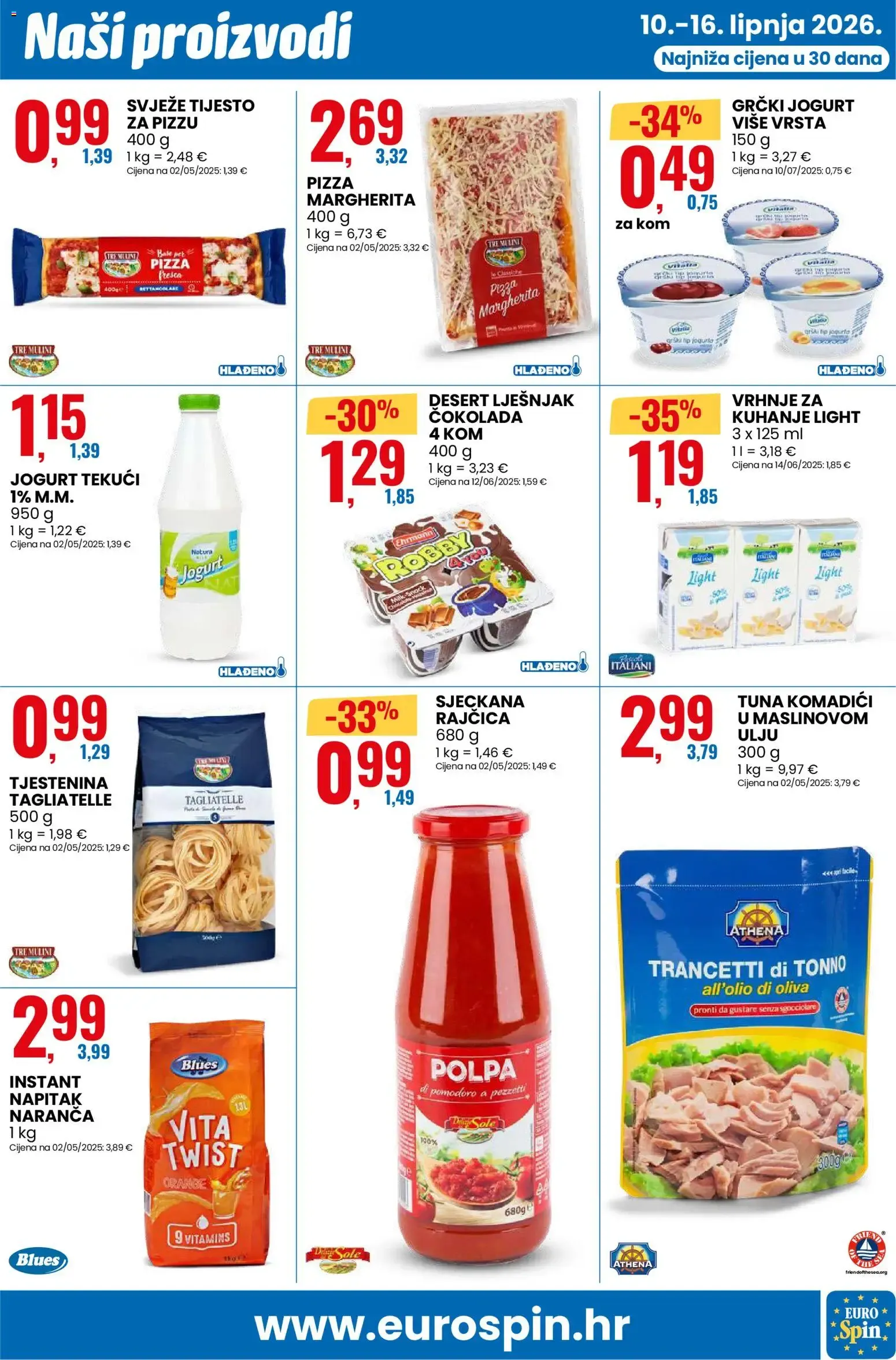 Katalog Eurospin Katalog novi od 10.06.2026 na listanje > letak digitalni od 10. lipnja do 16. lipnja 2026. - Pregled Stranica 9