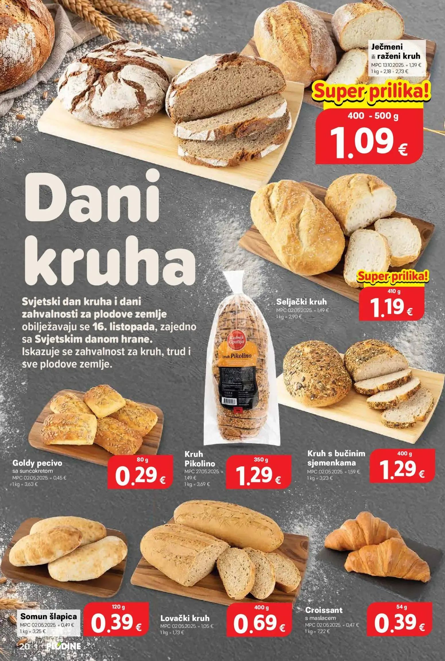 Katalog Plodine Katalog novi od 14.10.2026 na listanje > letak digitalni od 14. listopada do 20. listopada 2026. - Pregled Stranica 20