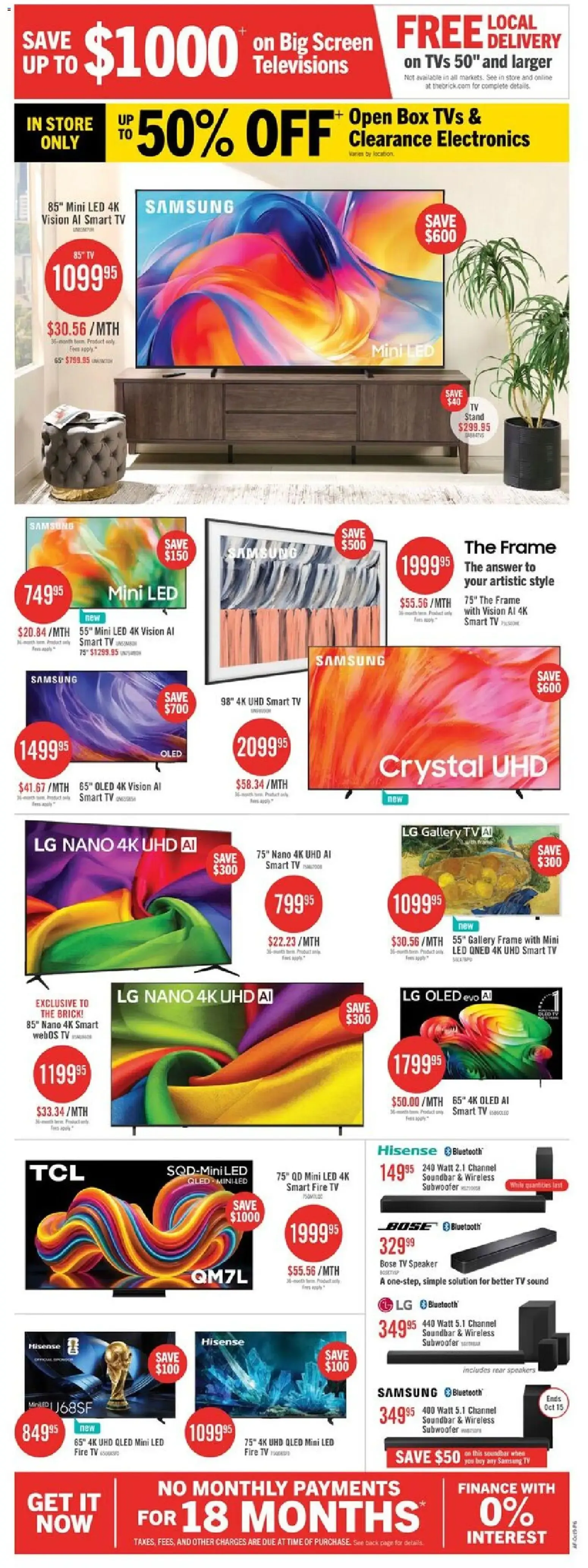 The Brick - Midnight Madness Sale from October 9 to October 12 2026 - flyer page 20