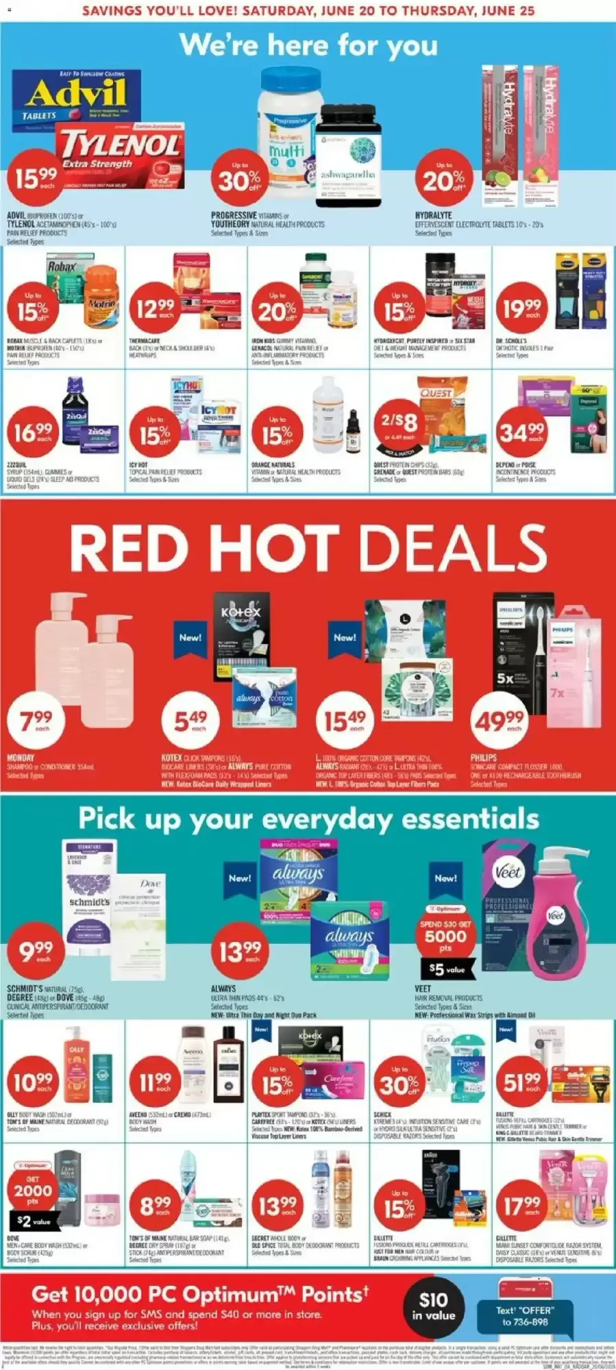 Shoppers Drug Mart flyer week 25 from June 20 to June 25 2026 - flyer page 9