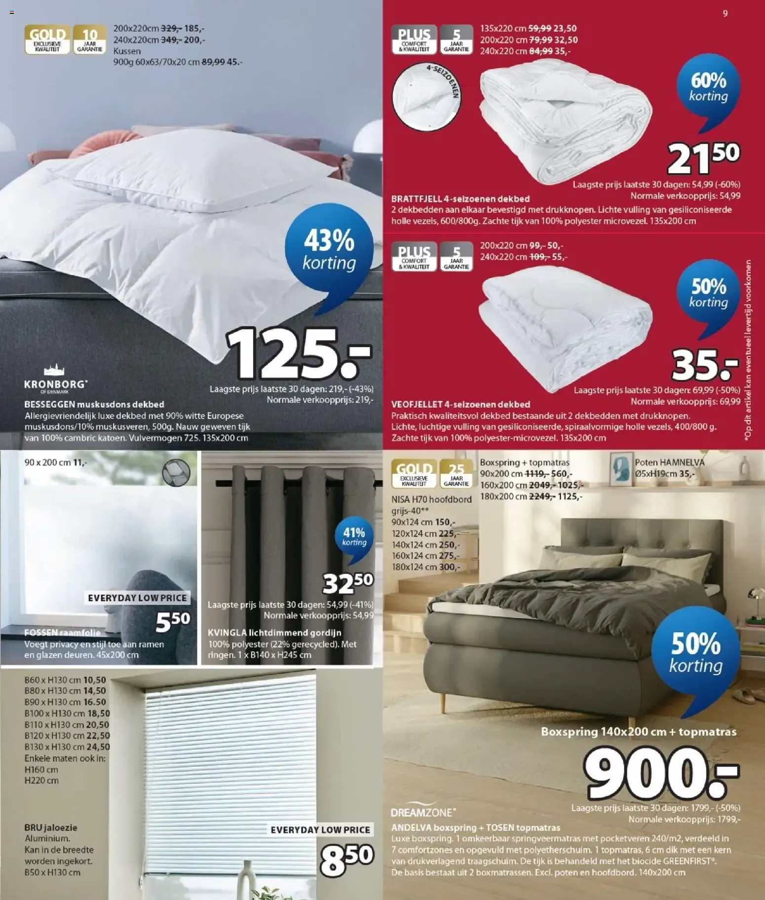 JYSK Sale: Tuindagen tot 60% korting van 6 juli tot 19 juli 2026 - Folder pagina 9