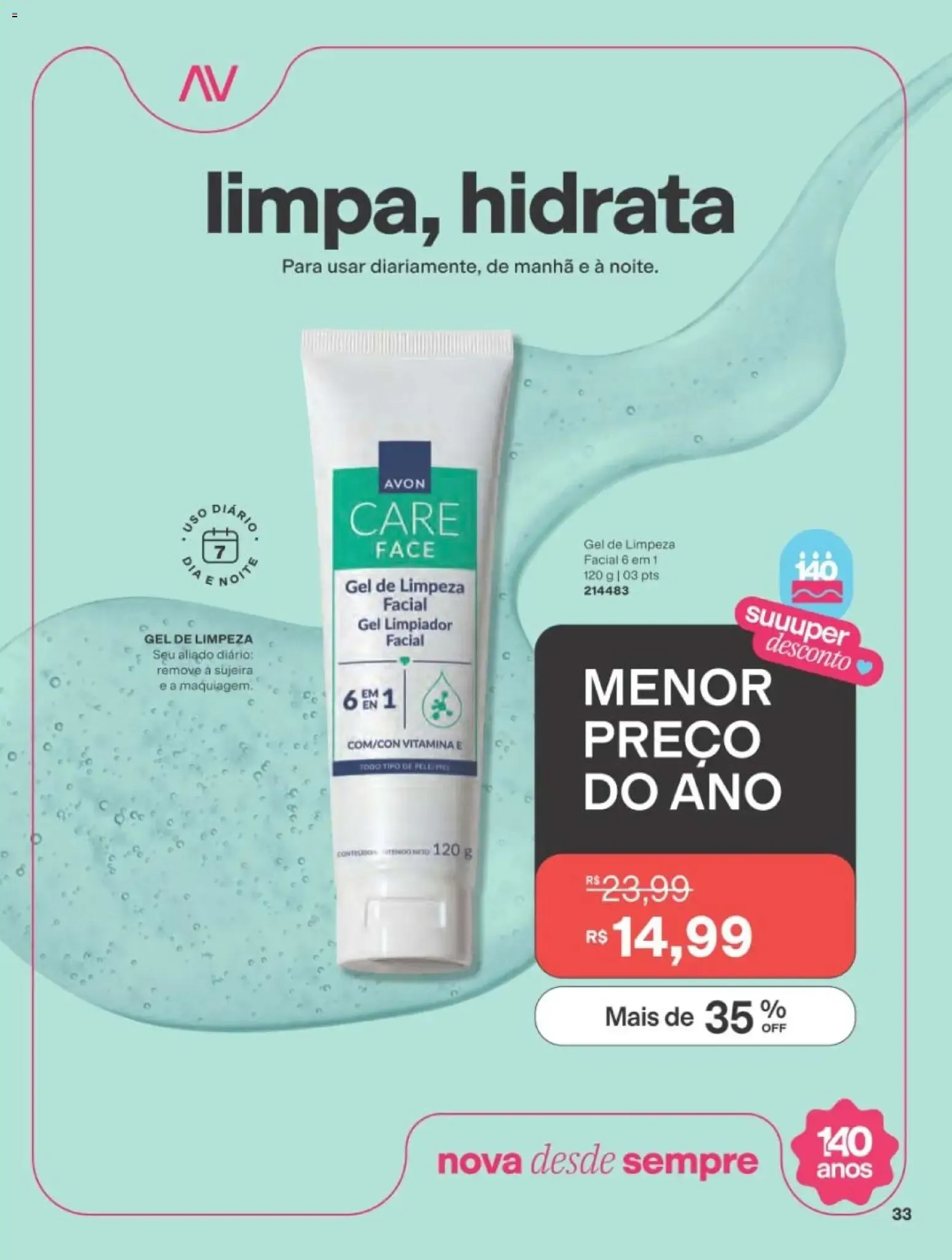Encarte de Avon - Novo Sérum Lip Gloss - Ciclo 15/2026 21 de setembro até 12 de outubro 2026 - Pagina 33