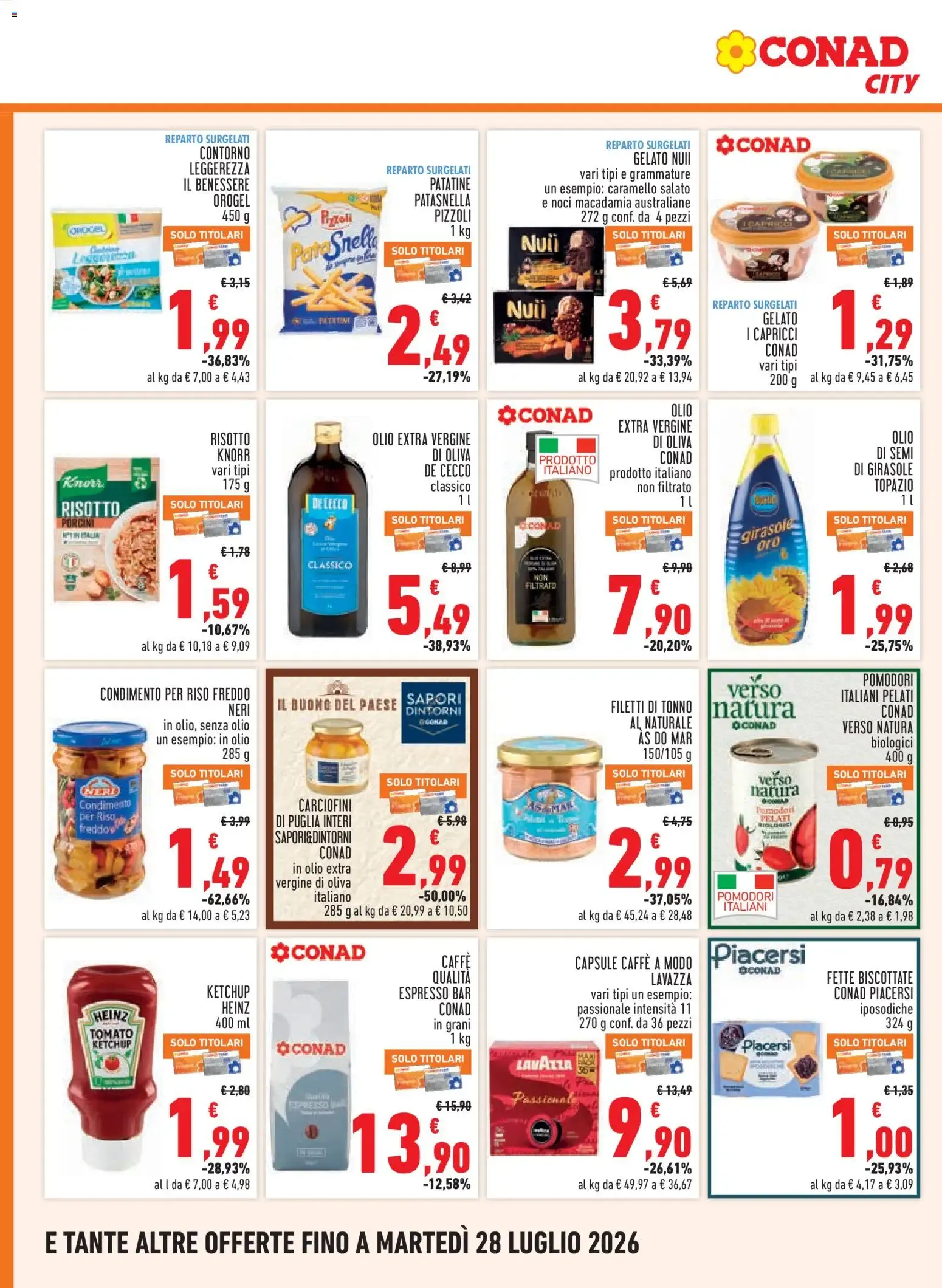 Volantino Conad City Sotto Costo da 16 luglio a 25 luglio di 2026 - Pagina del volantino 9