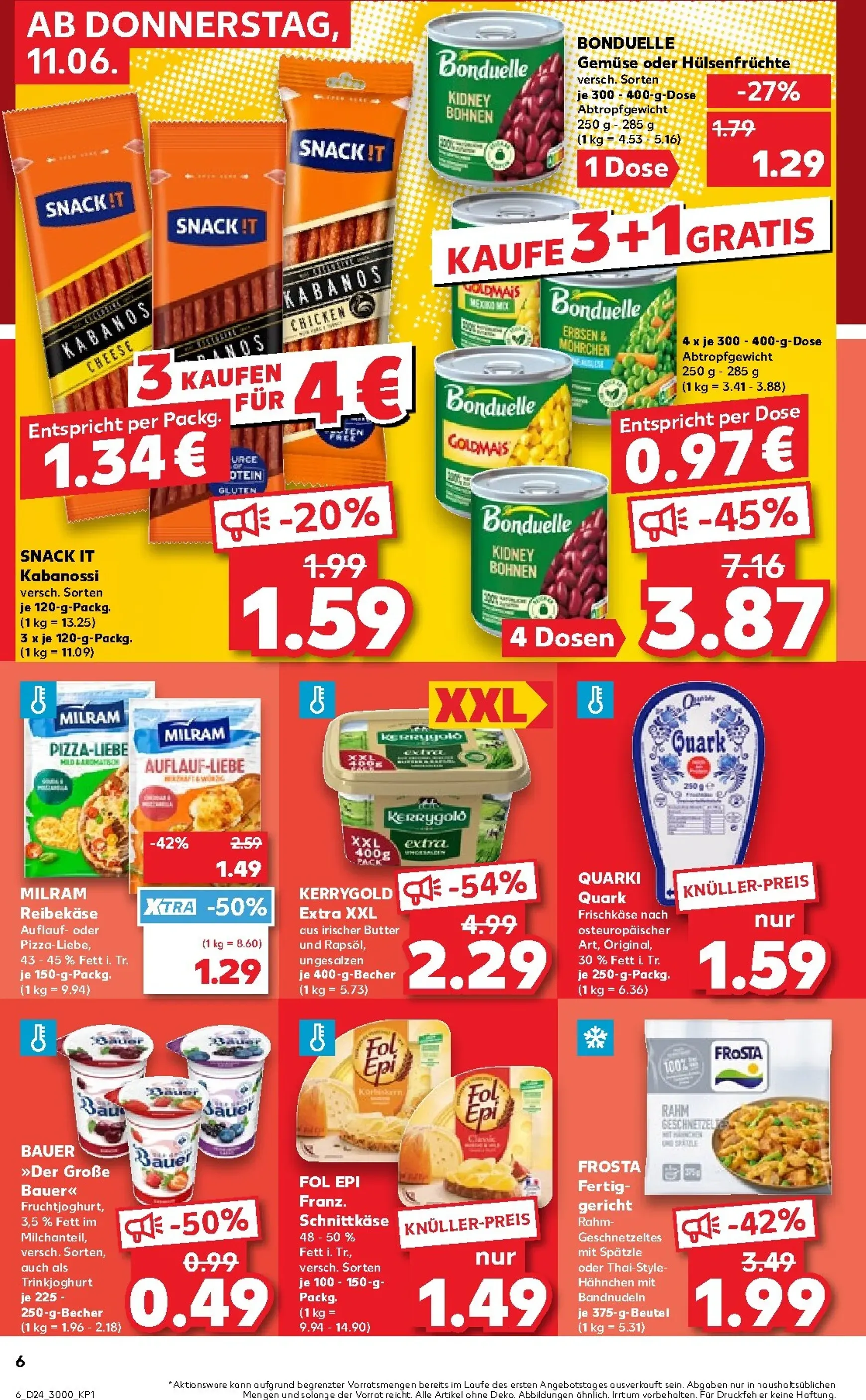 Kaufland Prospekt – von Donnerstag 11.06.2026 bis Mittwoch 17.06.2026 von 11. Juni bis 17. Juni 2026 - Prospekt seite 6
