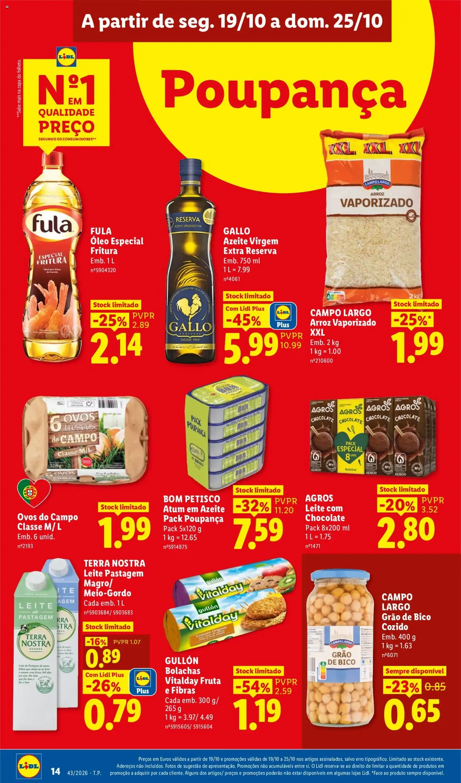 Folheto Lidl Folheto Poupança de 19 de outubro até 25 de outubro 2026 - Pagina 14