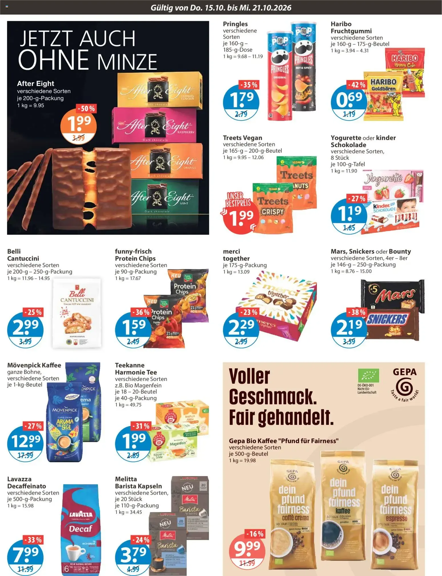 Angebote V-Markt Angebote (ab 15.10.2026) von 15. Oktober bis 21. Oktober 2026 - Prospekt seite 8
