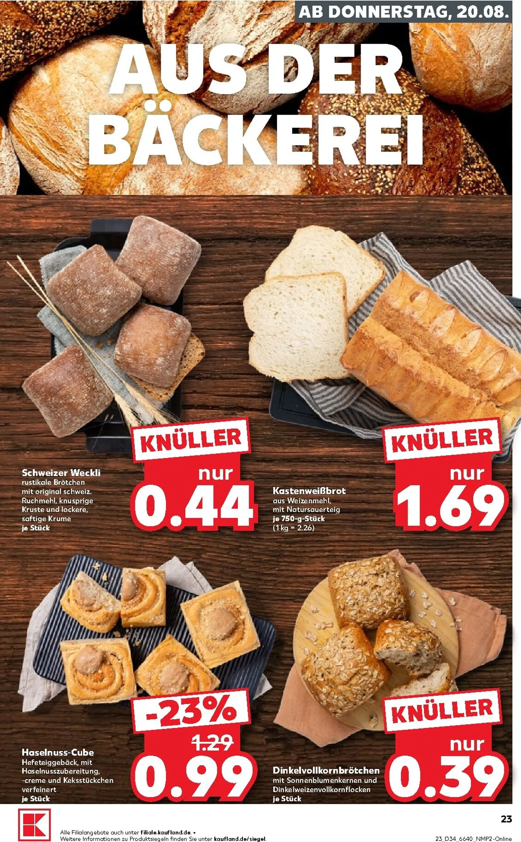 Kaufland Prospekt nächste Woche – von Donnerstag 20.08.2026 bis Mittwoch 26.08.2026 von 20. August bis 26. August 2026 - Prospekt seite 23