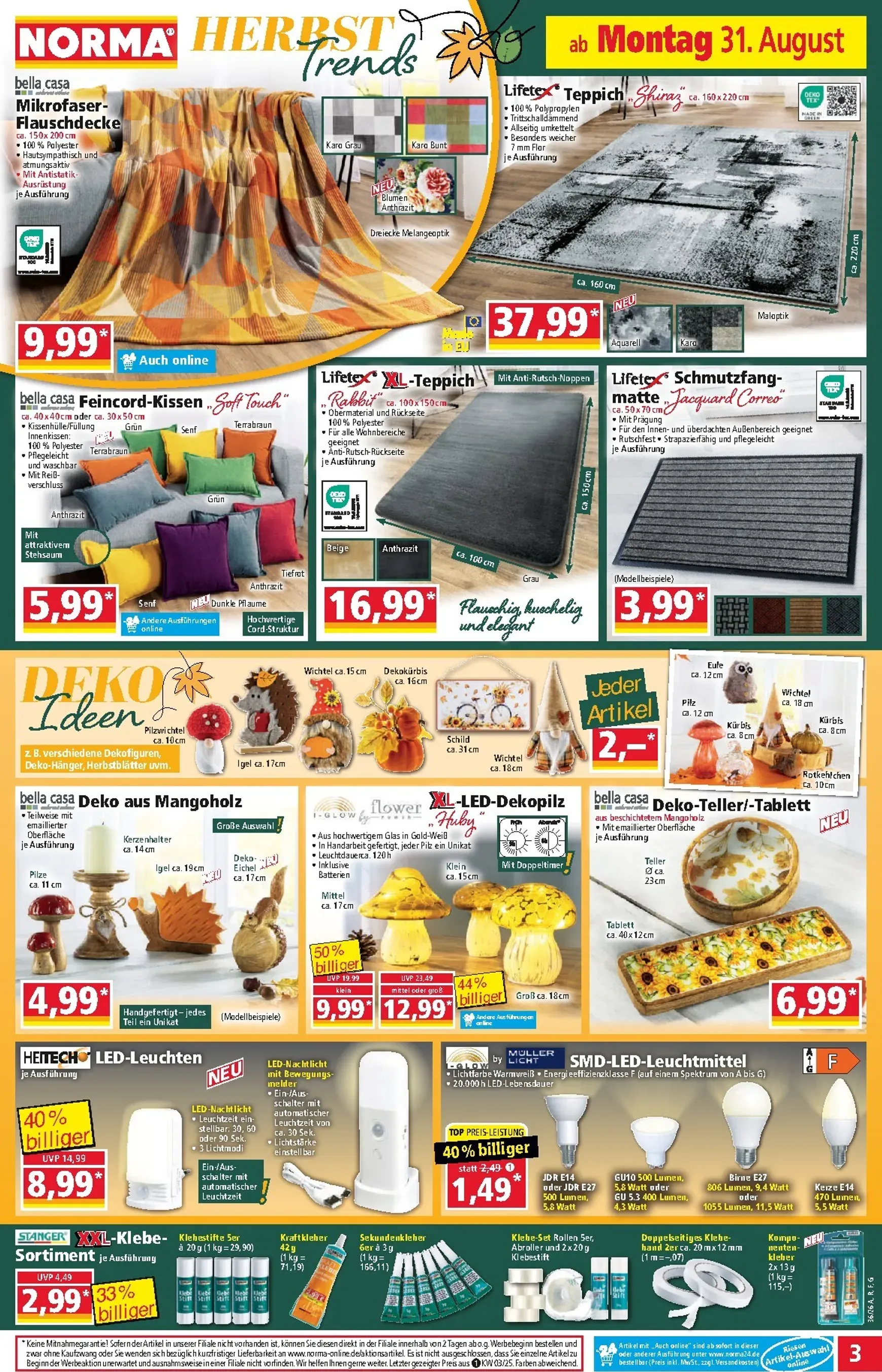 Norma - Mehr fürs Geld von 31. August bis 5. September 2026 - Prospekt seite 3