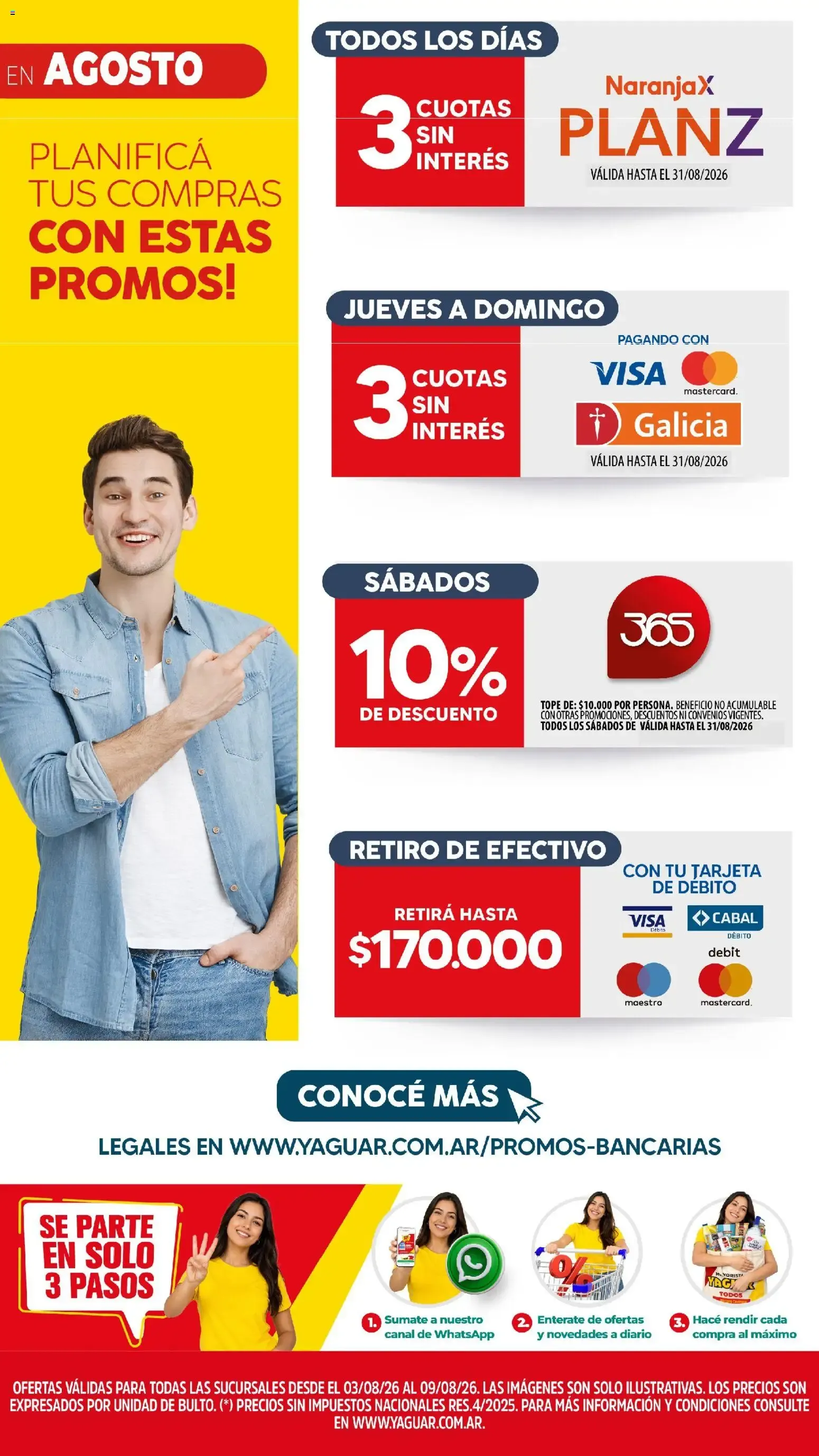 Ofertas de Yaguar - Comprá como en el super a precios mayoristas - Aliados de tu bolsillo 3 de agosto al 9 de agosto 2026 - Página 3 del catálogo