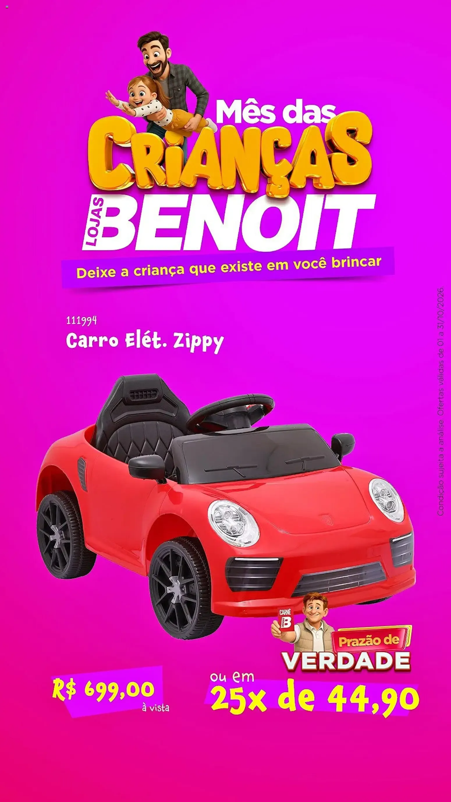 Encarte de Mês das Crianças Lojas Benoit - Celular Moto G06 1 de outubro até 31 de outubro 2026 - Pagina 4