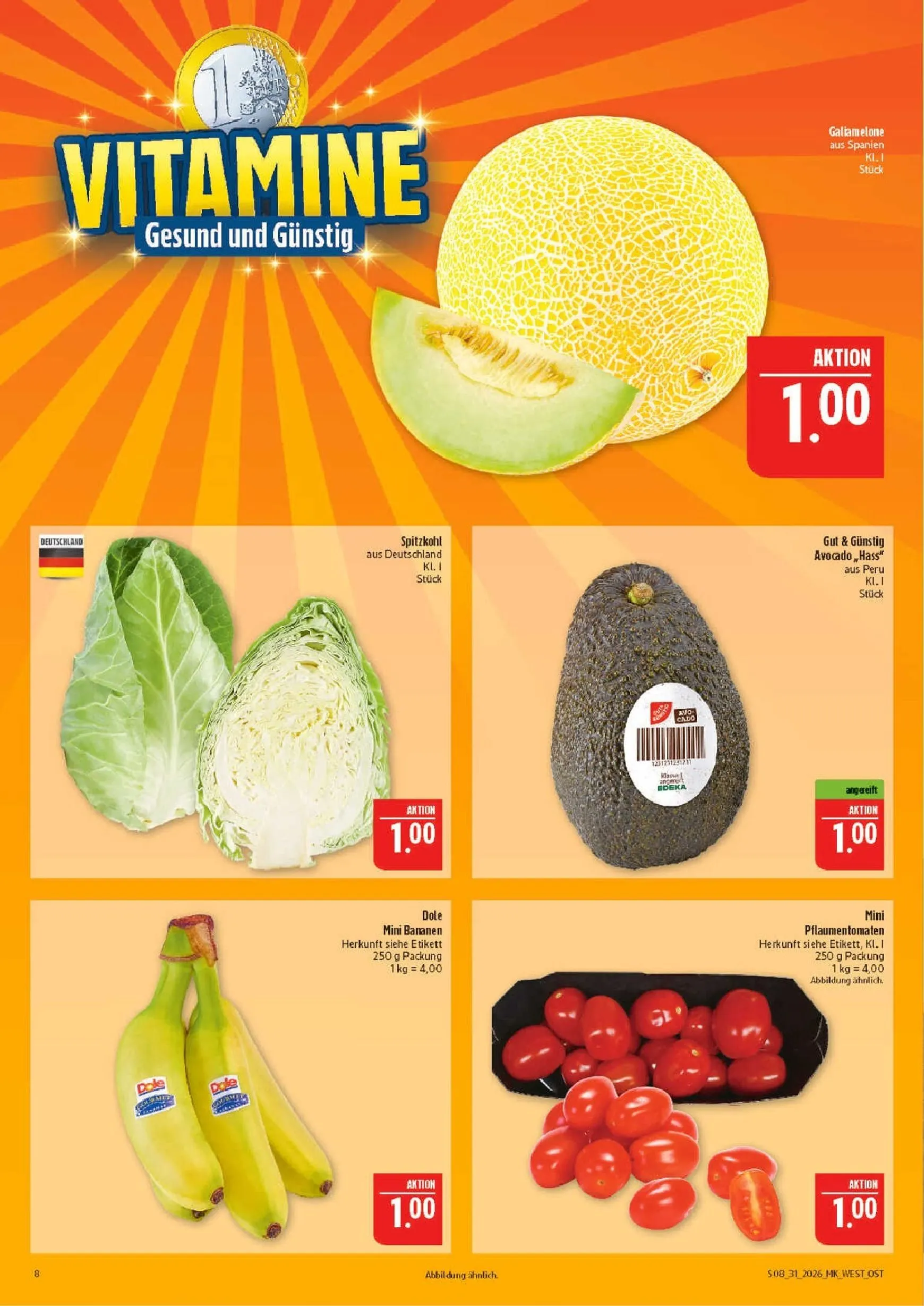 Marktkauf Prospekt nächste Woche – von Montag 27.07.2026 bis Samstag 01.08.2026 von 27. Juli bis 1. August 2026 - Prospekt seite 8