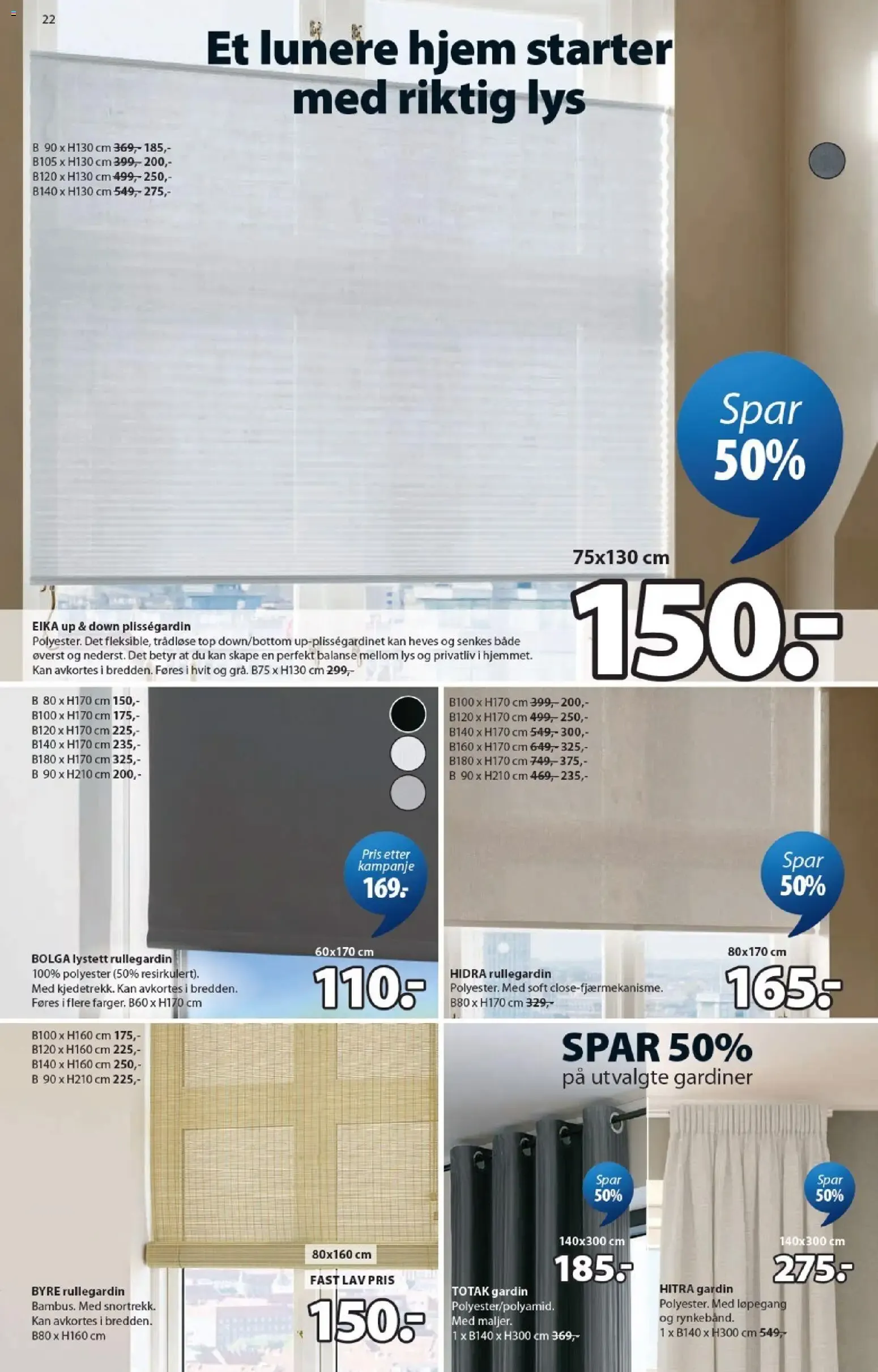 JYSK: Små priser og store besparelser fra 5. oktober til 17. oktober 2026 - kundeavisside 22