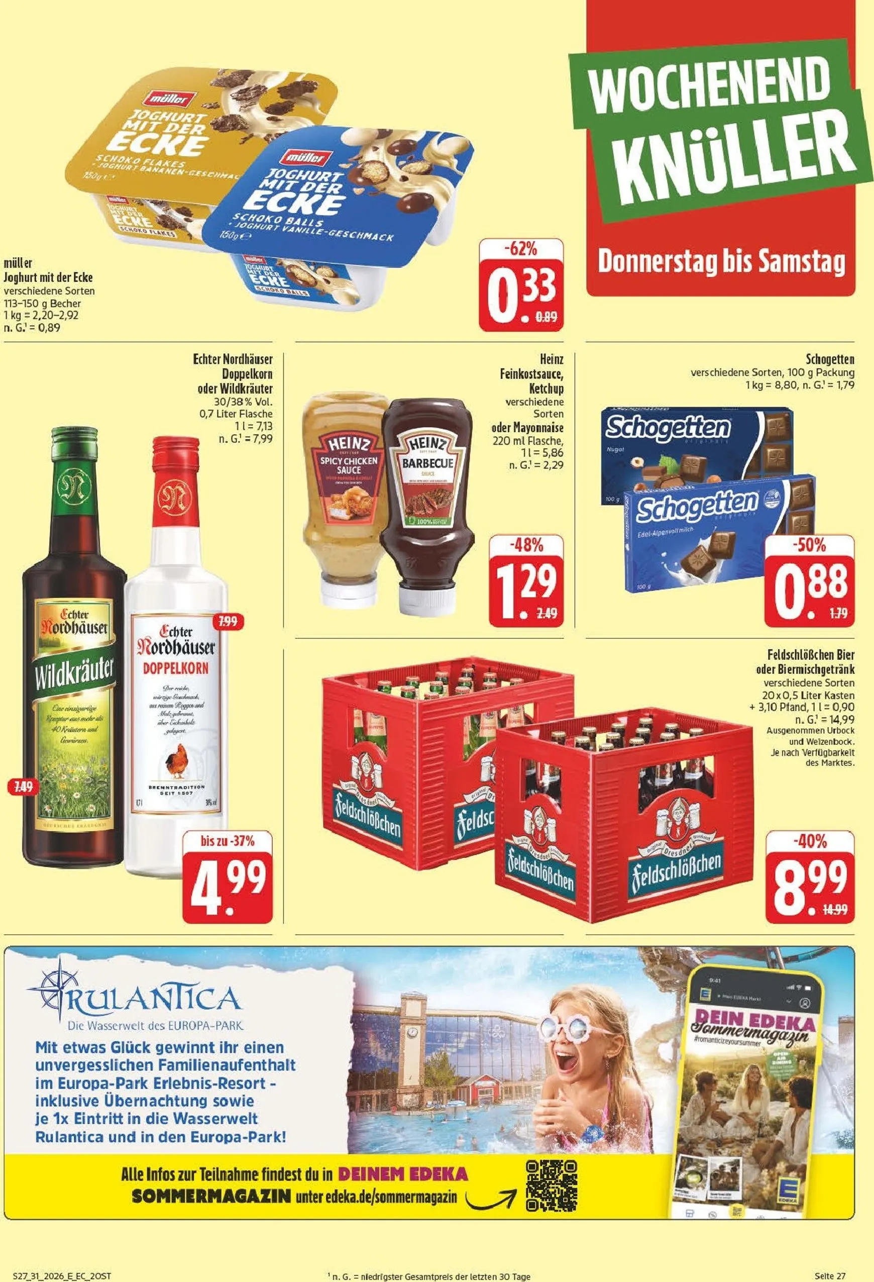 Edeka - Potrzebski Prospekt – von Montag 27.07.2026 bis Samstag 01.08.2026 von 27. Juli bis 1. August 2026 - Prospekt seite 35