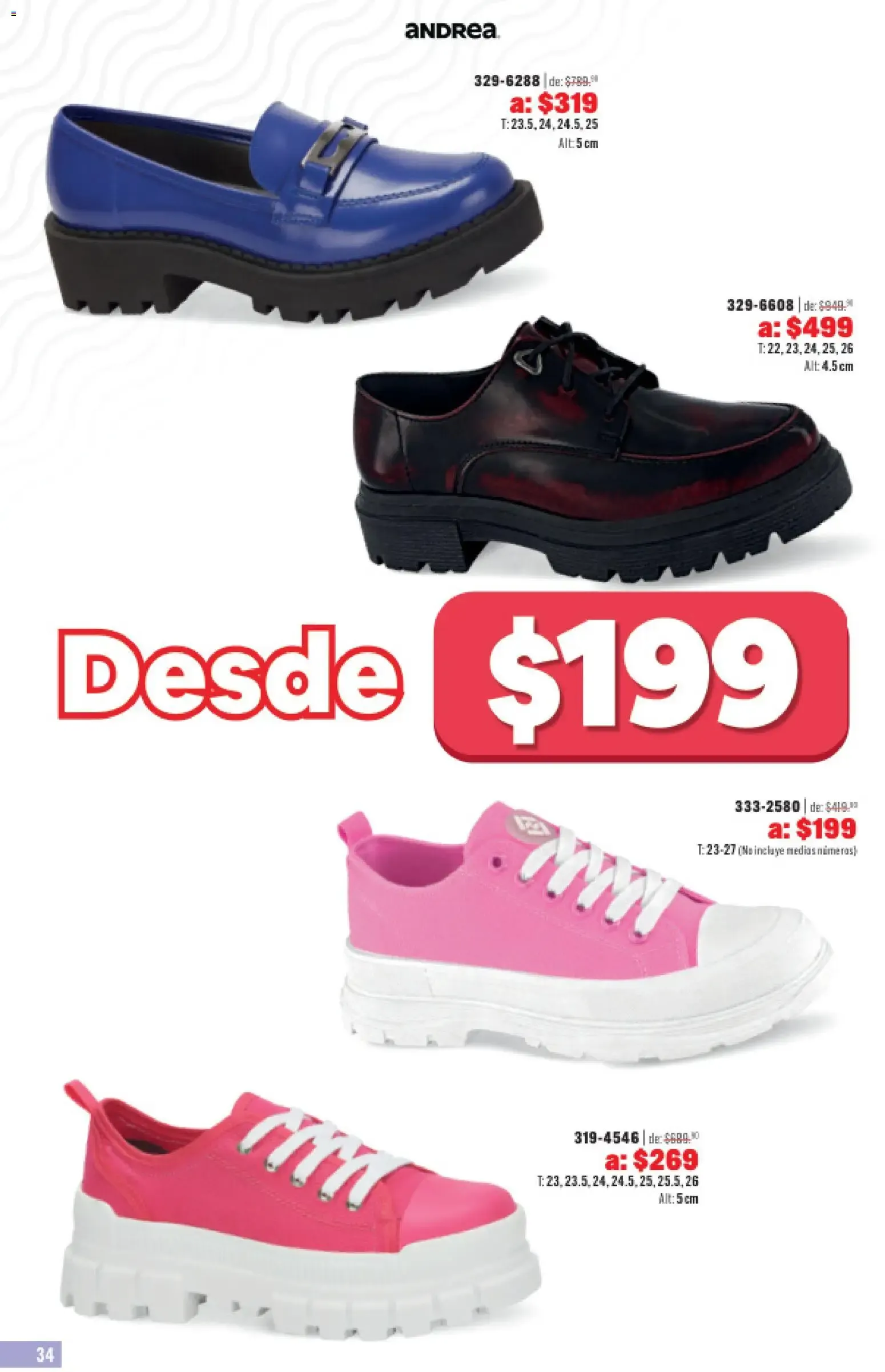 Catálogo de Andrea + Outlet Liquidación Primavera 31 de mayo al 25 de julio 2026 - Pagina 34