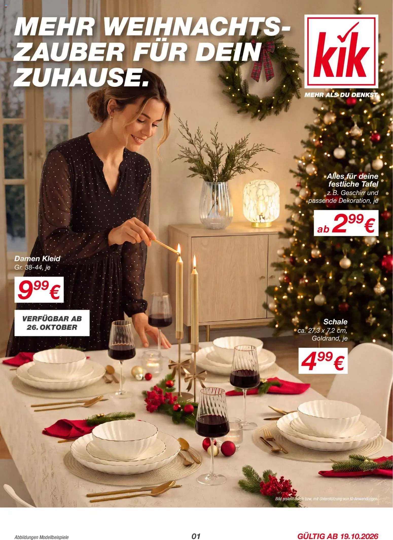 Mehr Weihnachts-Zauber für dein Zuhause von 19. Oktober bis 2. November 2026 - Prospekt seite 1