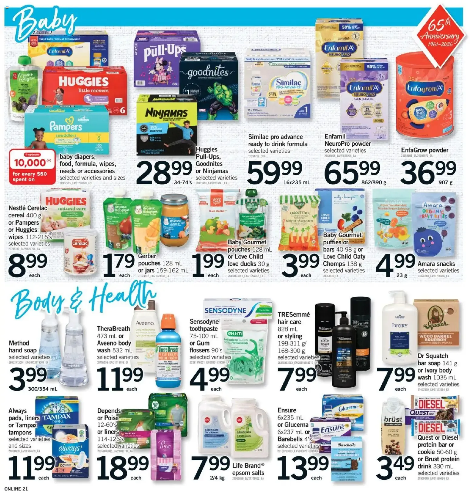 Fortinos 65th Anniversary Flyer from October 15 to October 21 2026 - flyer page 20