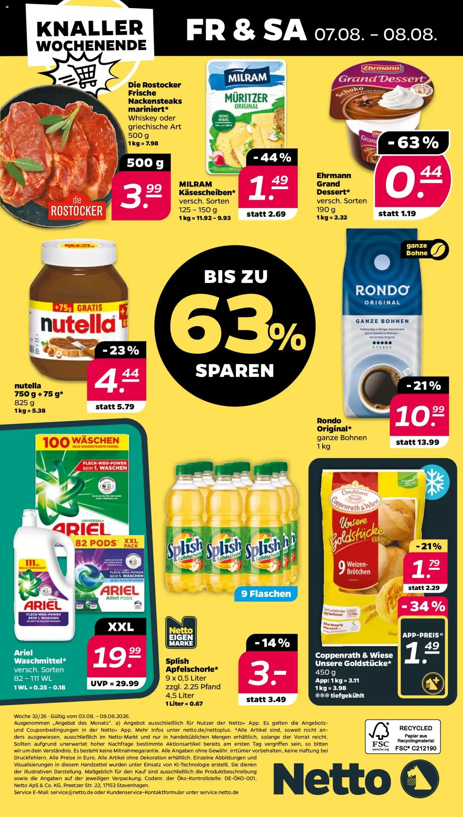 Netto von 3. August bis 8. August 2026 - Prospekt seite 32