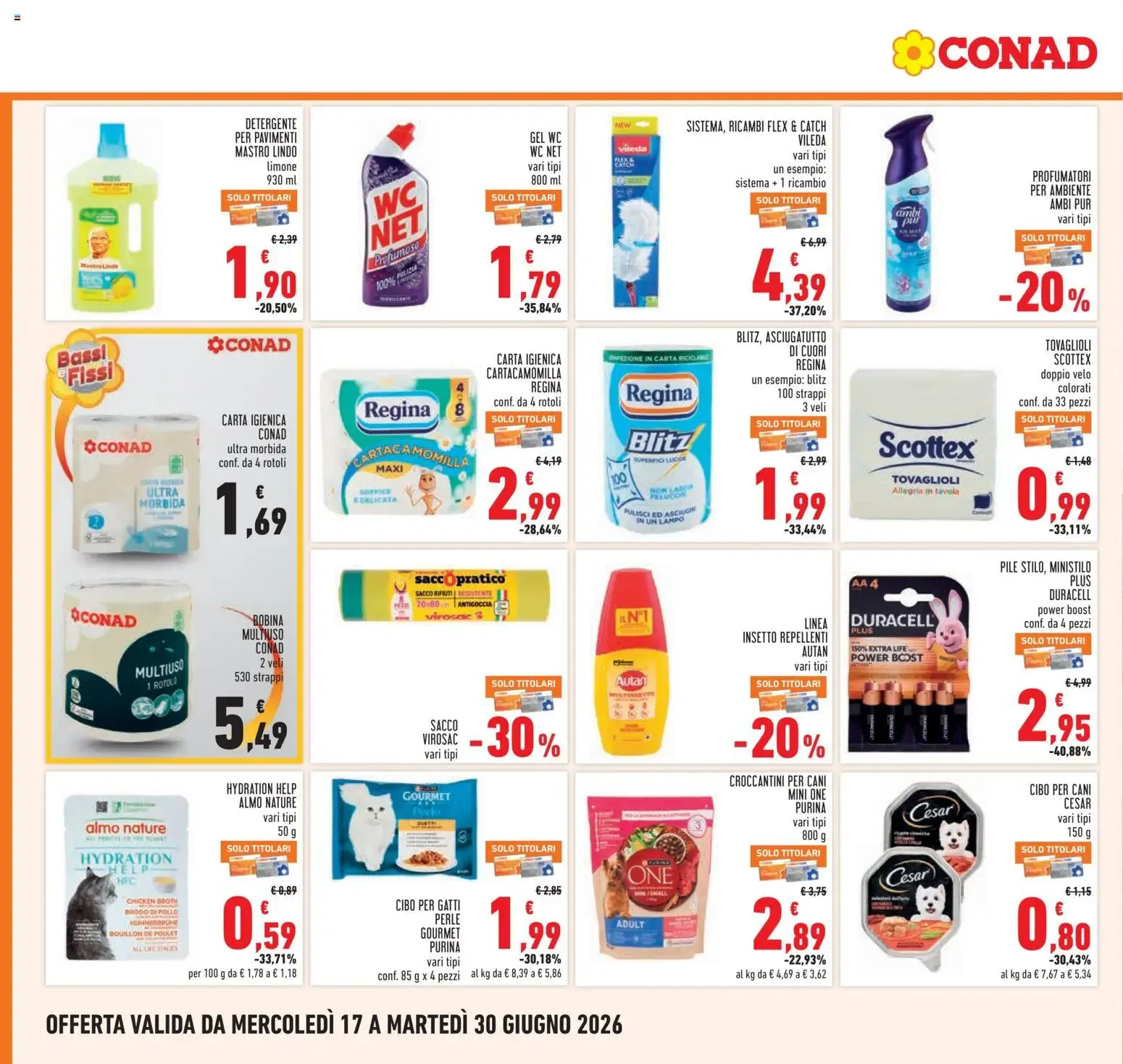 Volantino Conad dal 17/06/2026 > Anteprima da 17 giugno a 30 giugno di 2026 - Pagina del volantino 20