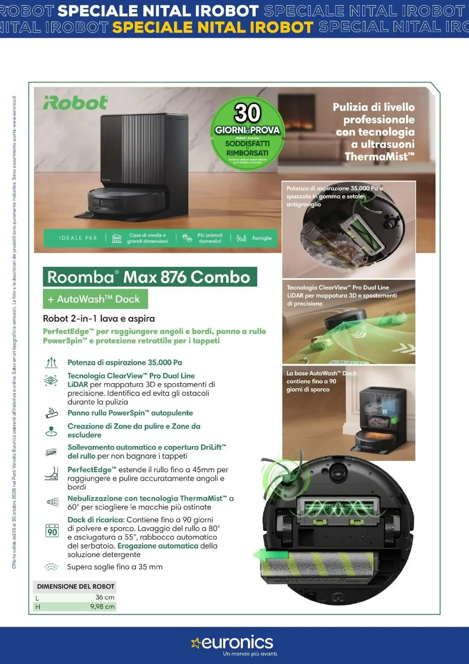 Nuovo Euronics volantino Irobot dal 15/10/2026 > offerte anteprima 🛍️ da 15 ottobre a 30 ottobre di 2026 - Pagina del volantino 11