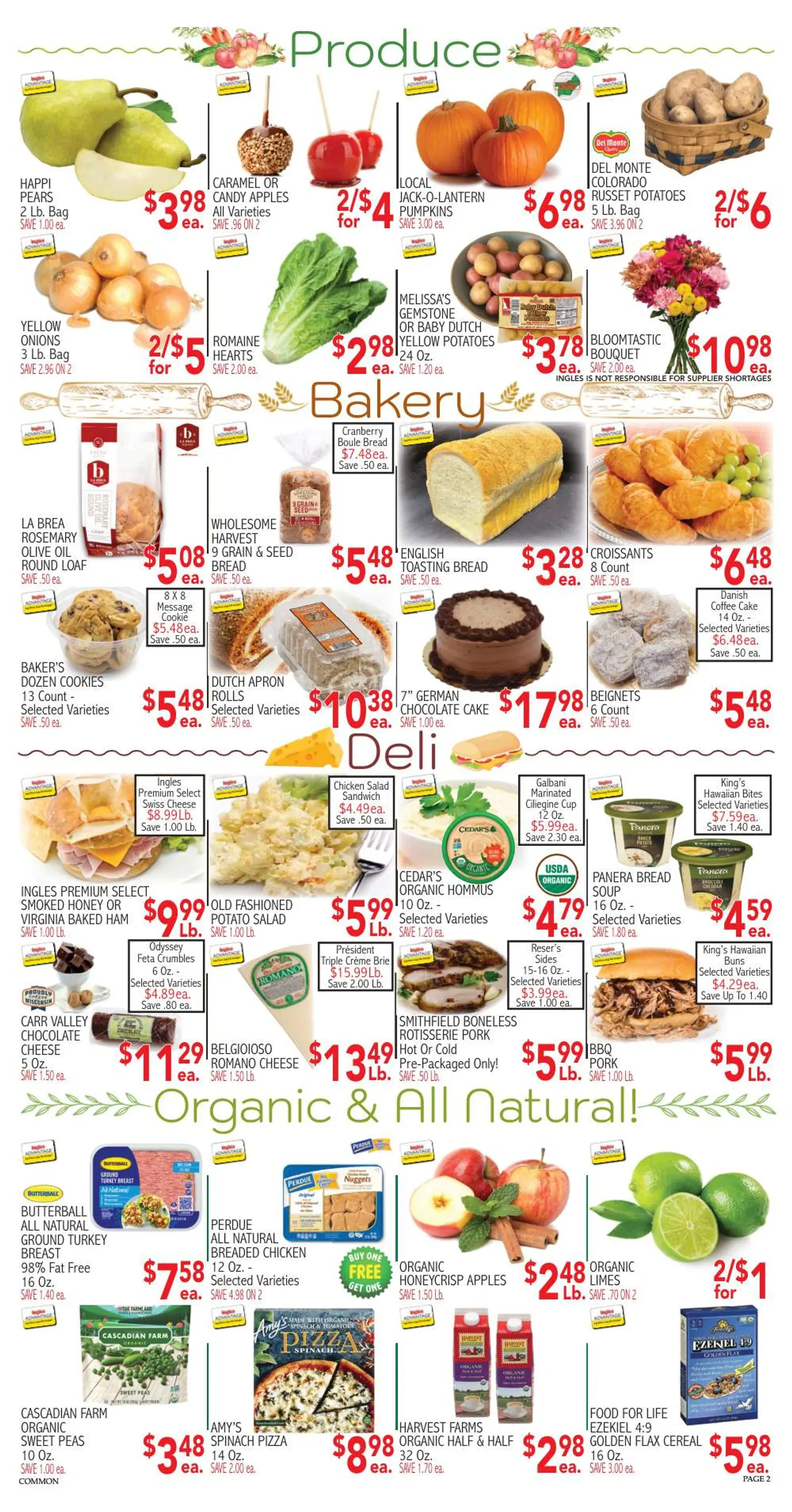 Weekly ad Current Ingles Markets leaflet valid from Wednesday 09/30/2026 to Tuesday 10/06/2026 from September 30 to October 6 2026 - Page 2