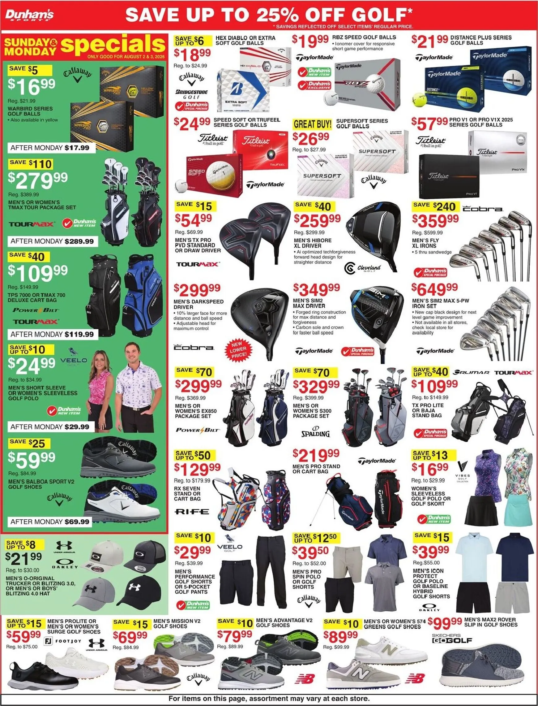 Weekly ad Dunham's Sports flyer for next week from Saturday 08/01/2026 to Thursday 08/06/2026 from August 1 to August 6 2026 - Page 3