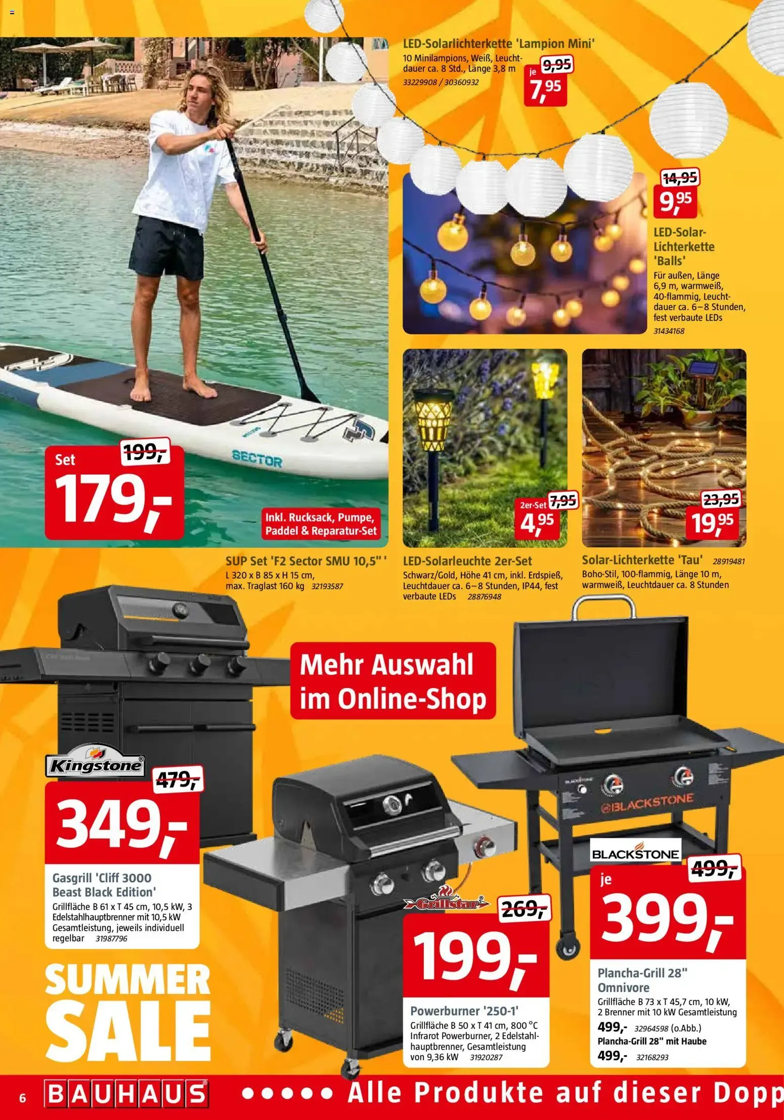Bauhaus Summer Sale von 18. Juli bis 1. August 2026 - Prospekt seite 6