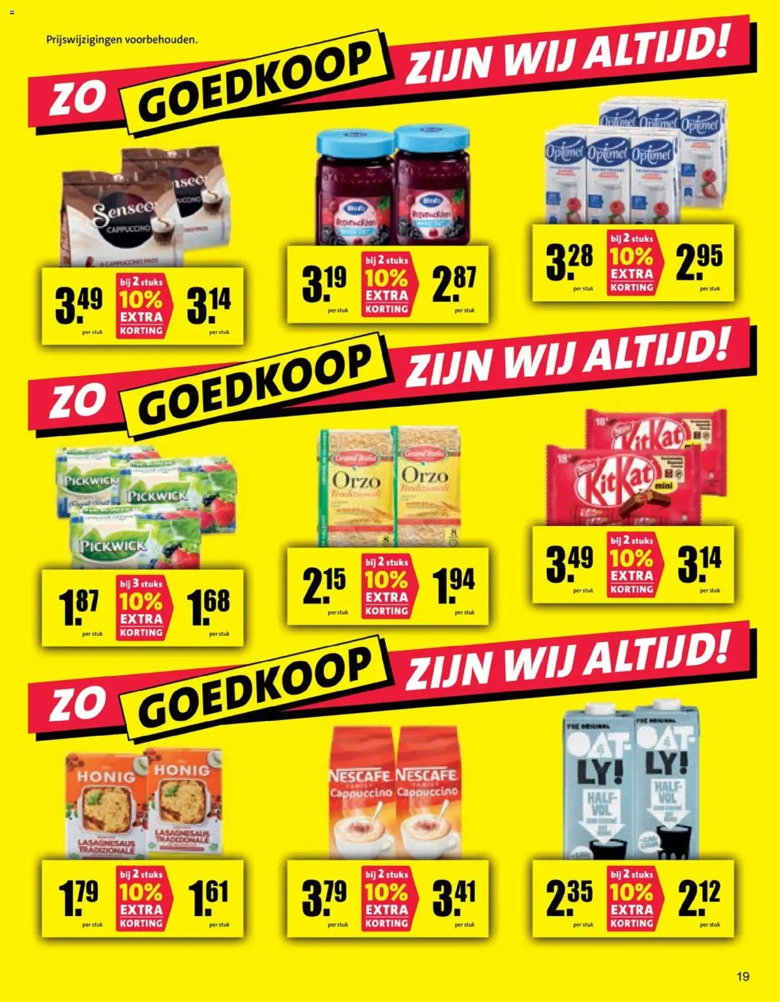 Nettorama MERKENDISCOUNT - DISCOUNT PRIJS! Budgetboodschappen nergens goedkoper! van 7 september tot 13 september 2026 - Folder pagina 19