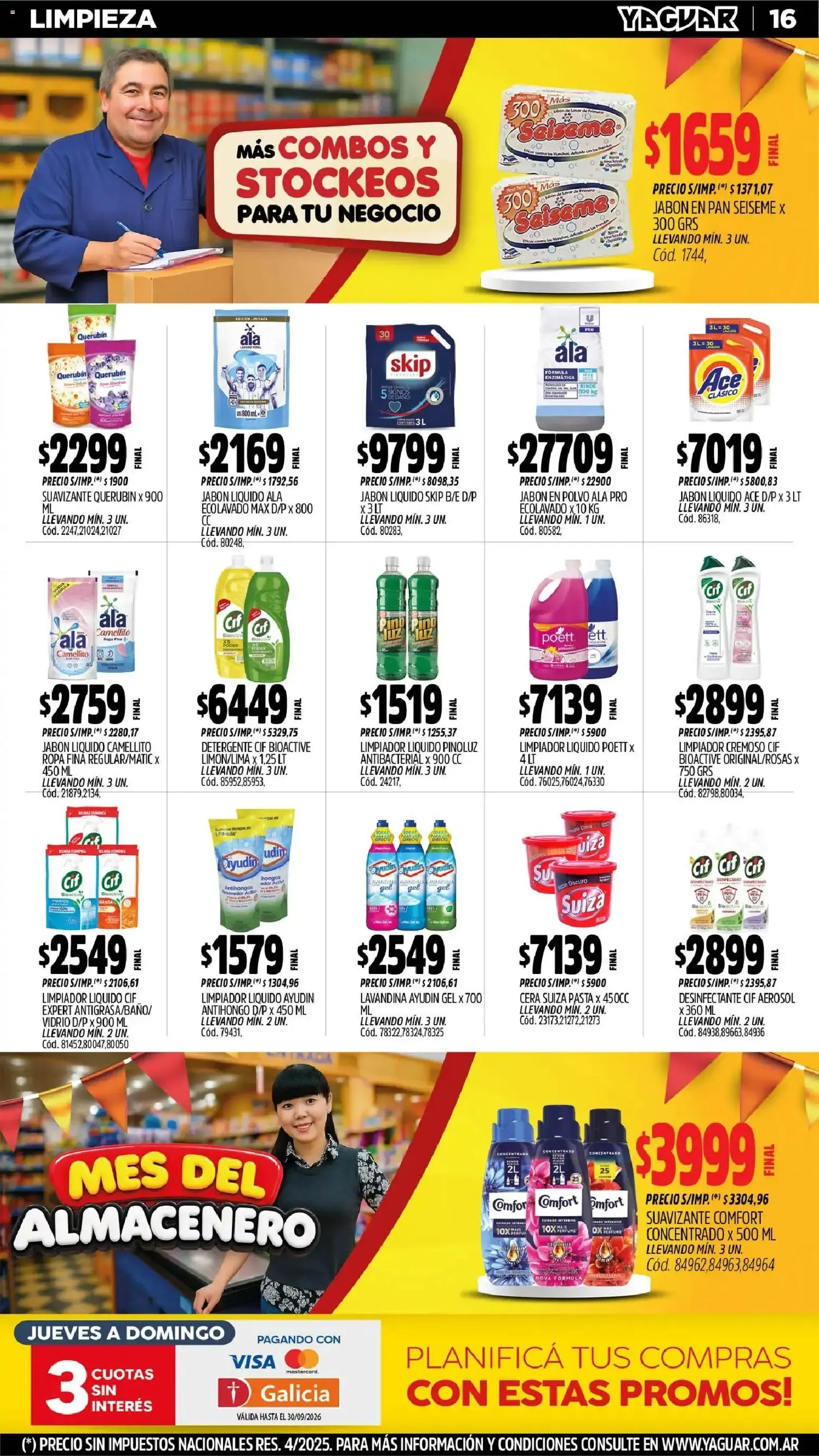 Ofertas de Yaguar - Oferta Semanal Santa Fé del 31/08/2026 - 06/09/2026 31 de agosto al 6 de septiembre 2026 - Página 16 del catálogo