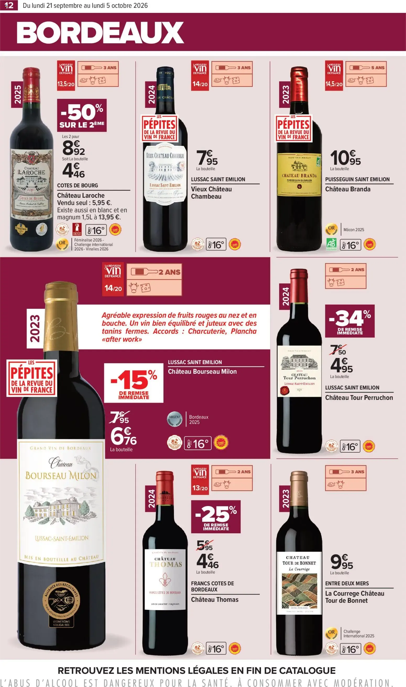 Carrefour Foire aux vins d automne à partir du 21/09/2026 - promo en ligne du 21 septembre au 5 octobre 2026 - Catalogue page 11