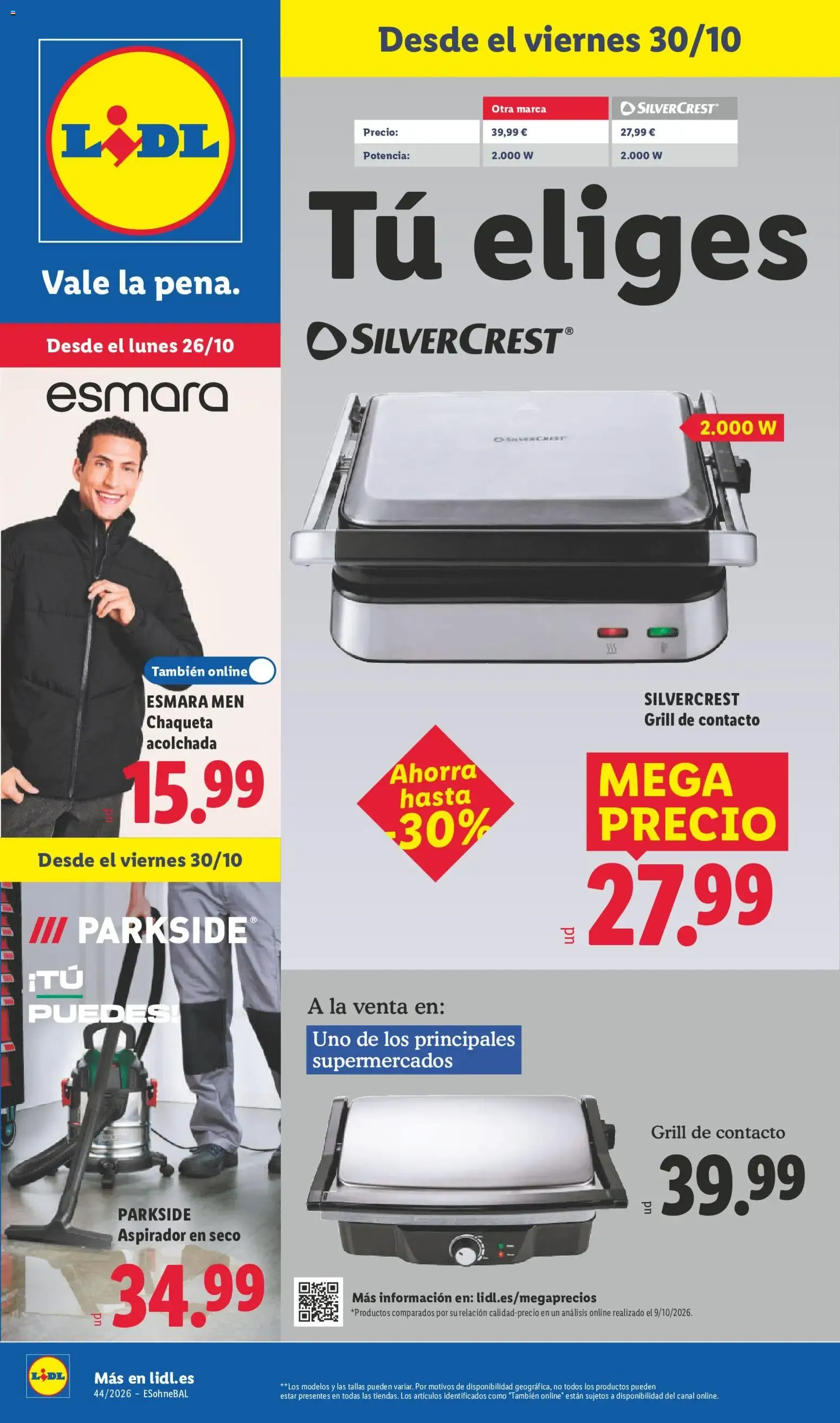 Catálogo de Lidl folleto de bazar del 26/10/2026 | Ofertas 26 de octubre al 1 de noviembre 2026 - Página 1