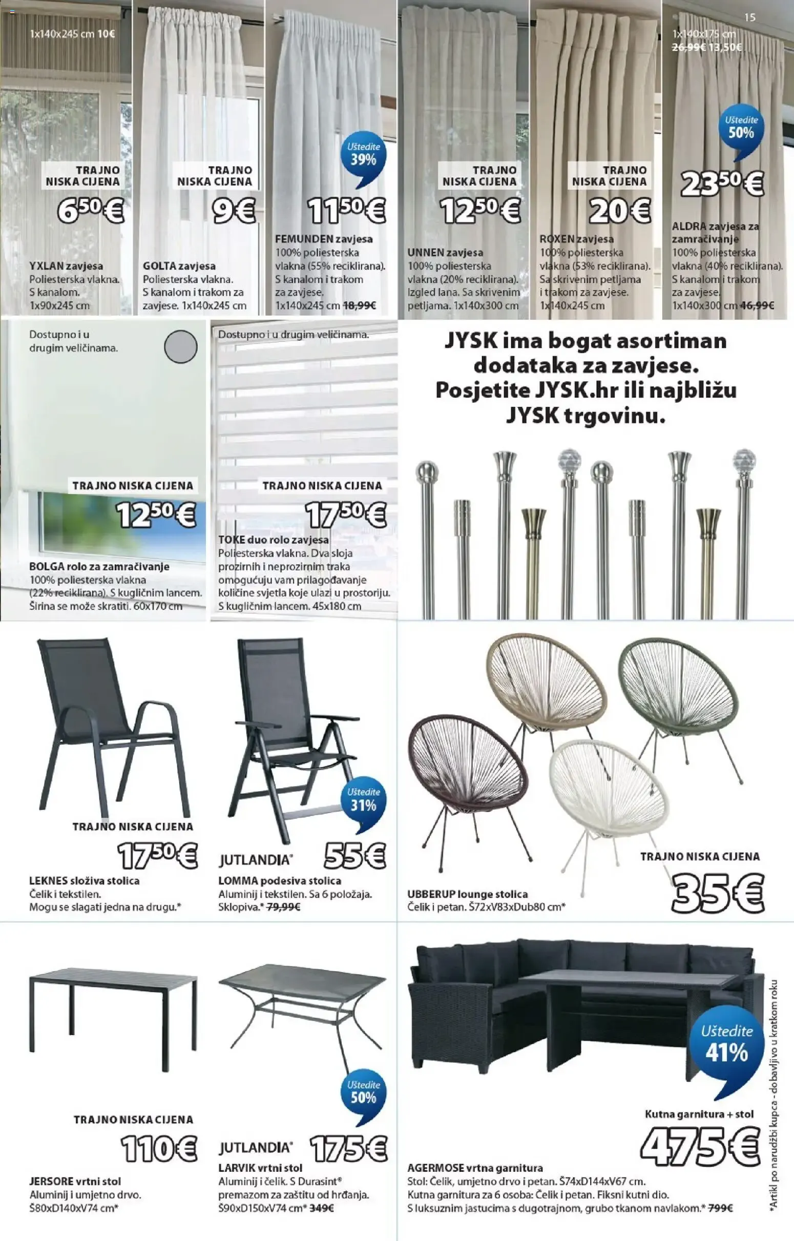 Katalog JYSK: Izvršne skandinavske božićne ponude i popusti do 50% en muebles od 14. listopada do 29. studenoga 2026. - Pregled Stranica 15