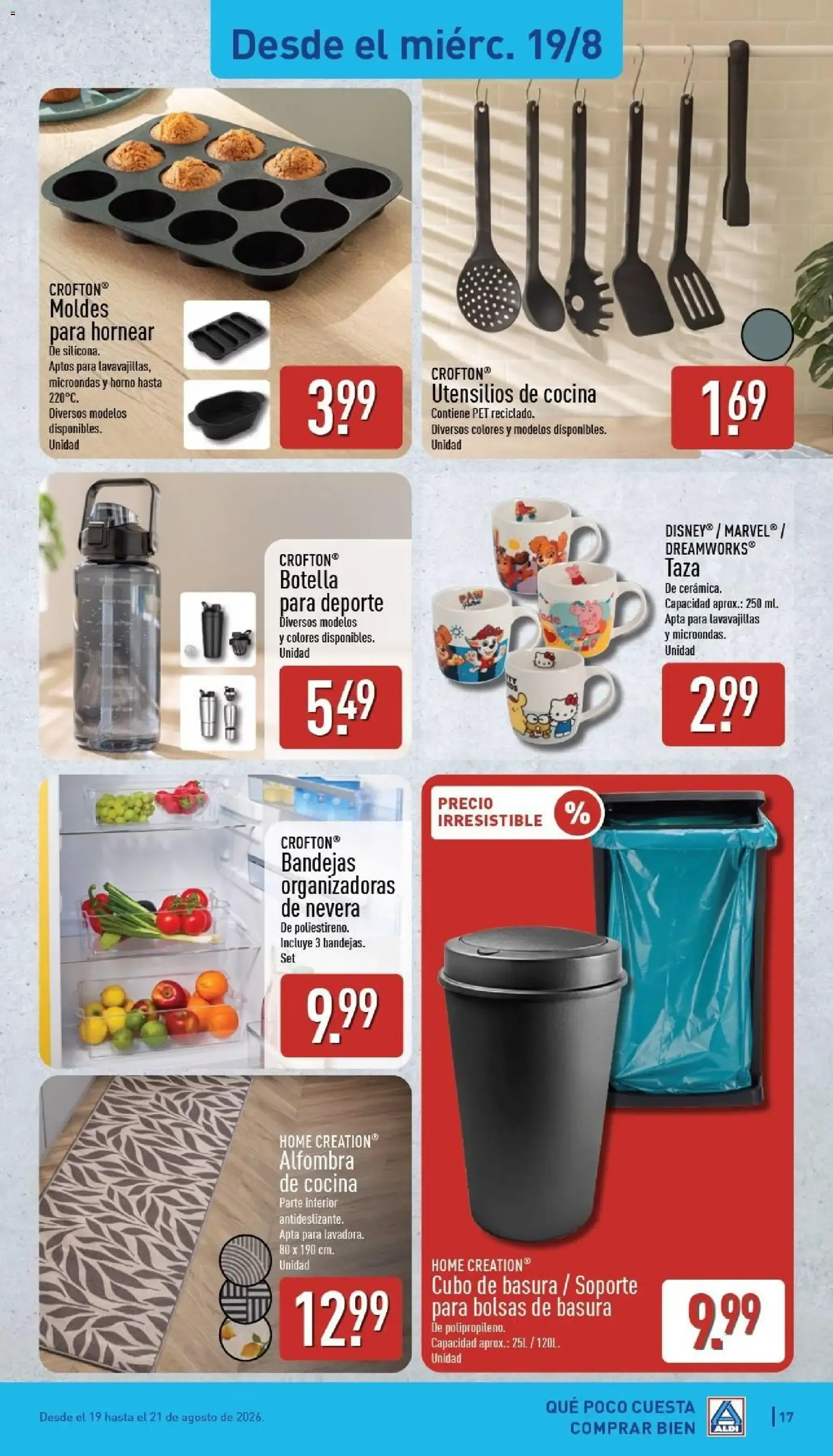 Catálogo de Aldi: Frescura a precios para tirarse a la piscina 17 de agosto al 23 de agosto 2026 - Página 17