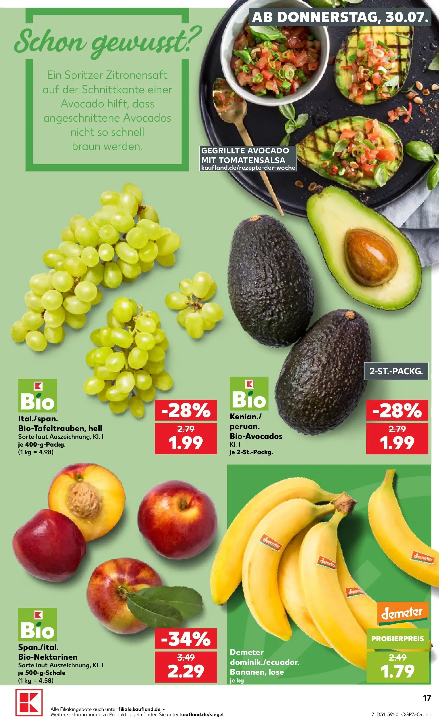 Kaufland: Ofertas de la Semana von 30. Juli bis 5. August 2026 - Prospekt seite 17