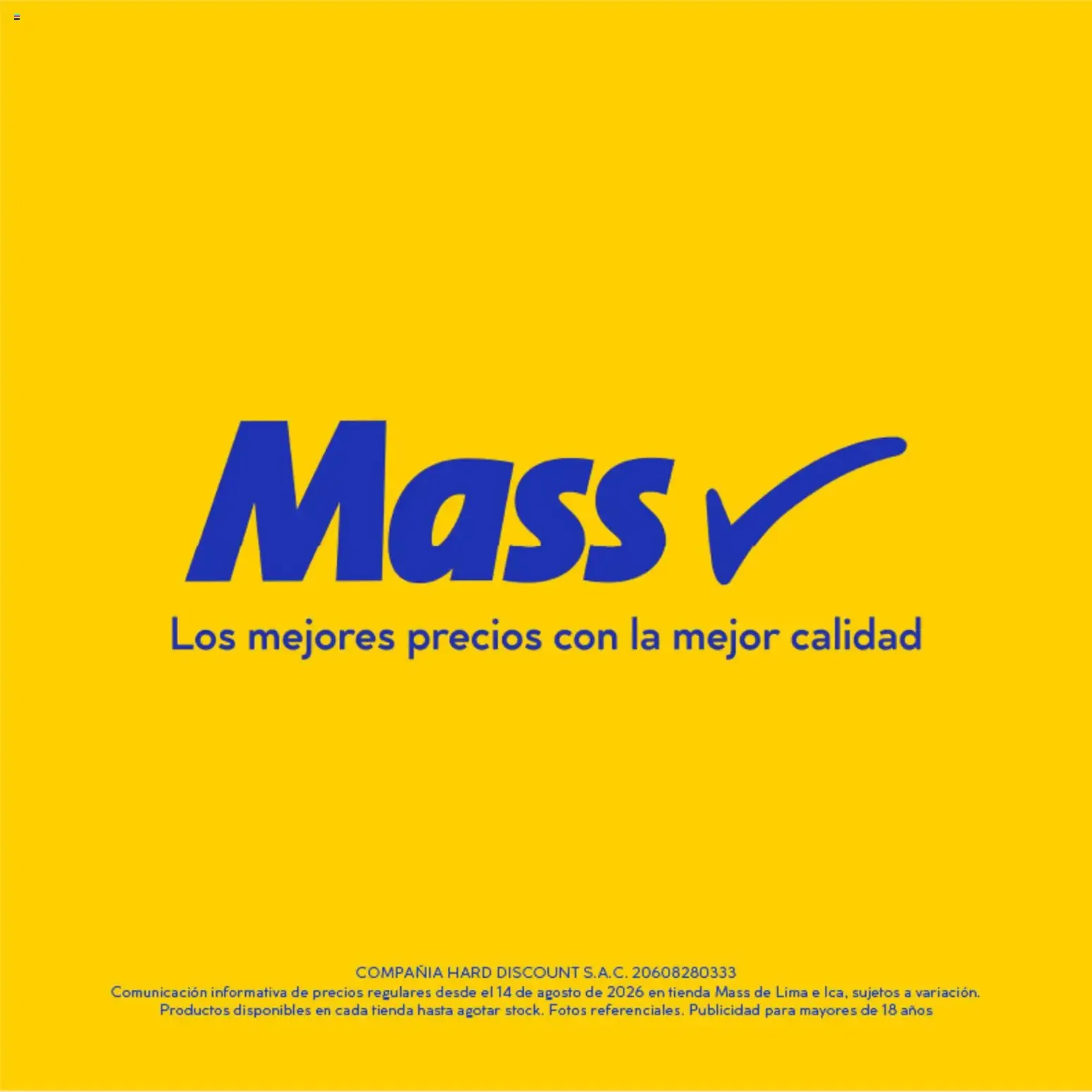 Catalogo de Mass catálogo online del 14/08/2026 14 de agosto al 6 de setiembre 2026 - Pag 8