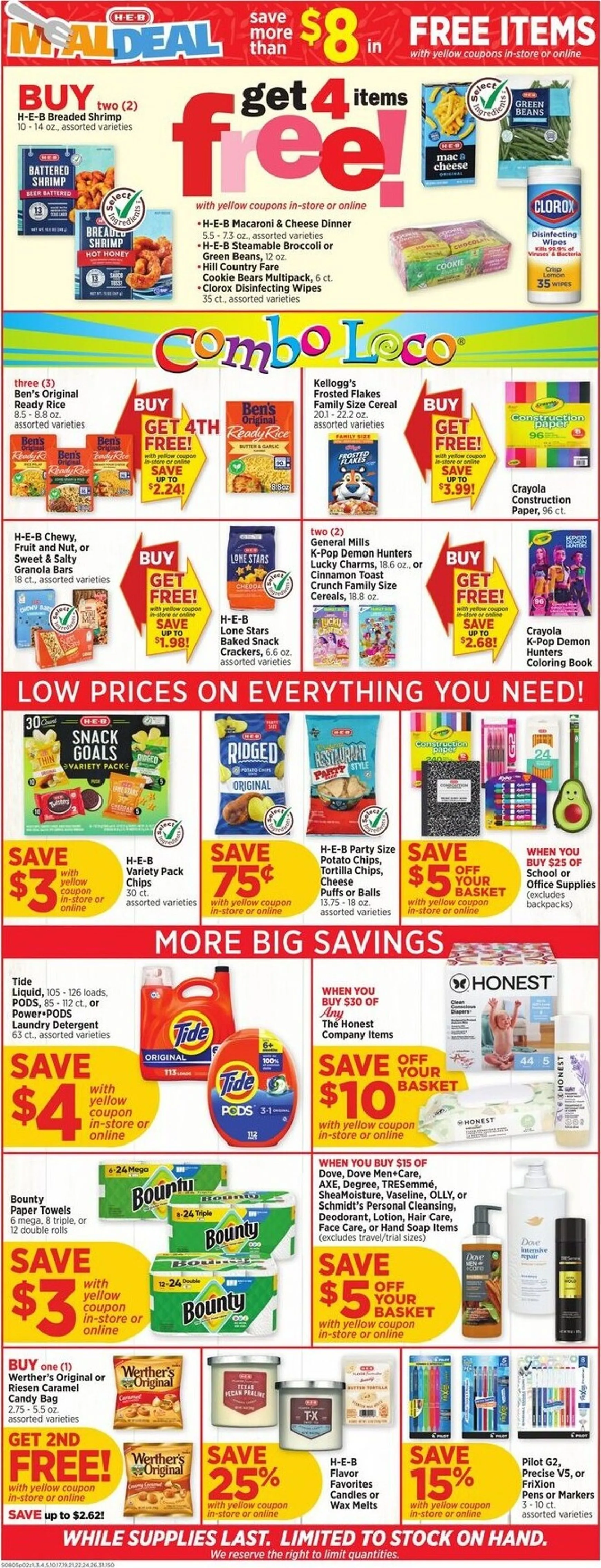 Weekly ad H-E-B This week's BIG SAVINGS from August 5 to August 11 2026 - Page 2