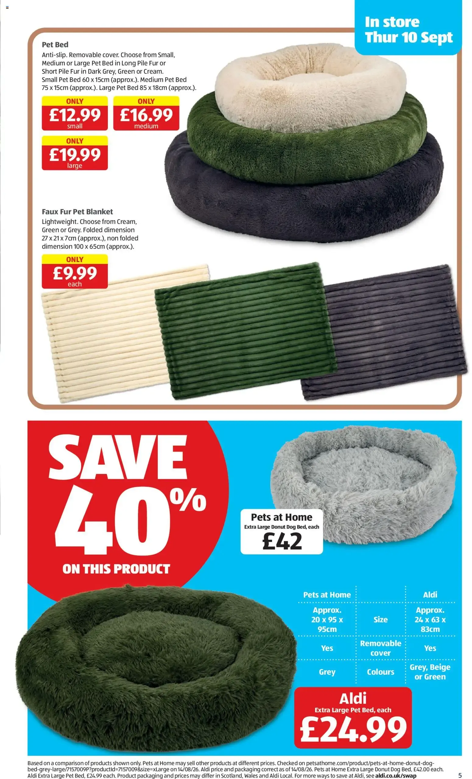 Aldi Specialbuys: Disfraces de Halloween para mascotas y ofertas from 10 September to 16 September 2026 - Catalogue Page 5