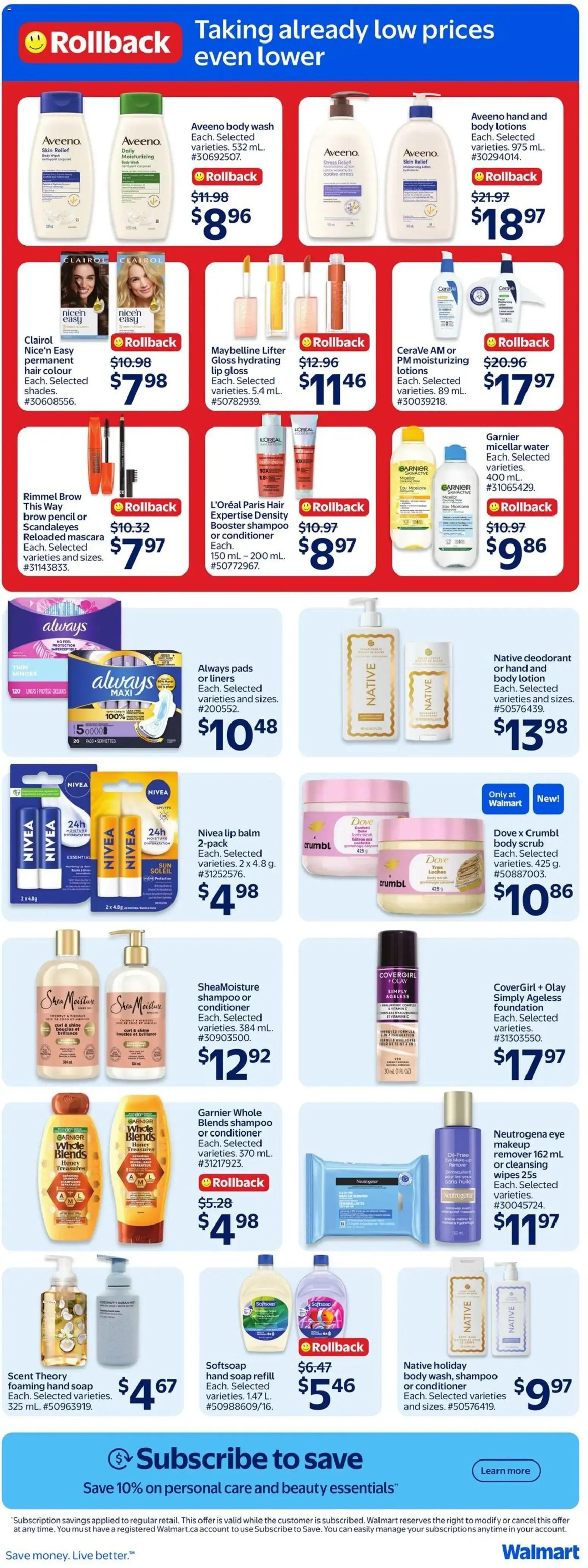 Walmart weekly flyer from Sep 10, 2026 > weekly specials & deals from September 10 to September 16 2026 - flyer page 29
