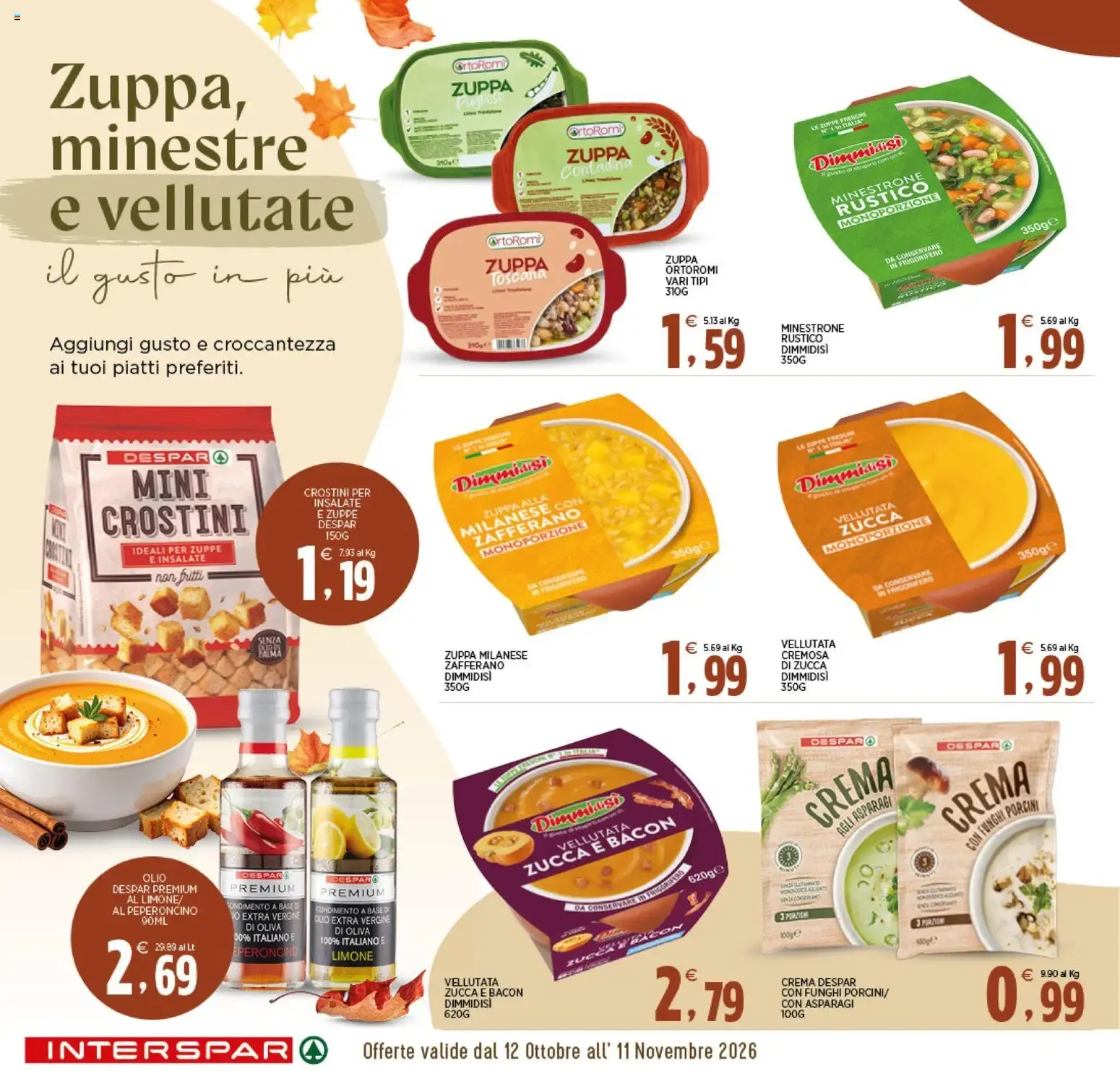 Nuovo Interspar volantino Sapori d'Autunno dal 12/10/2026 > offerte anteprima 🛍️ da 12 ottobre a 11 novembre di 2026 - Pagina del volantino 2
