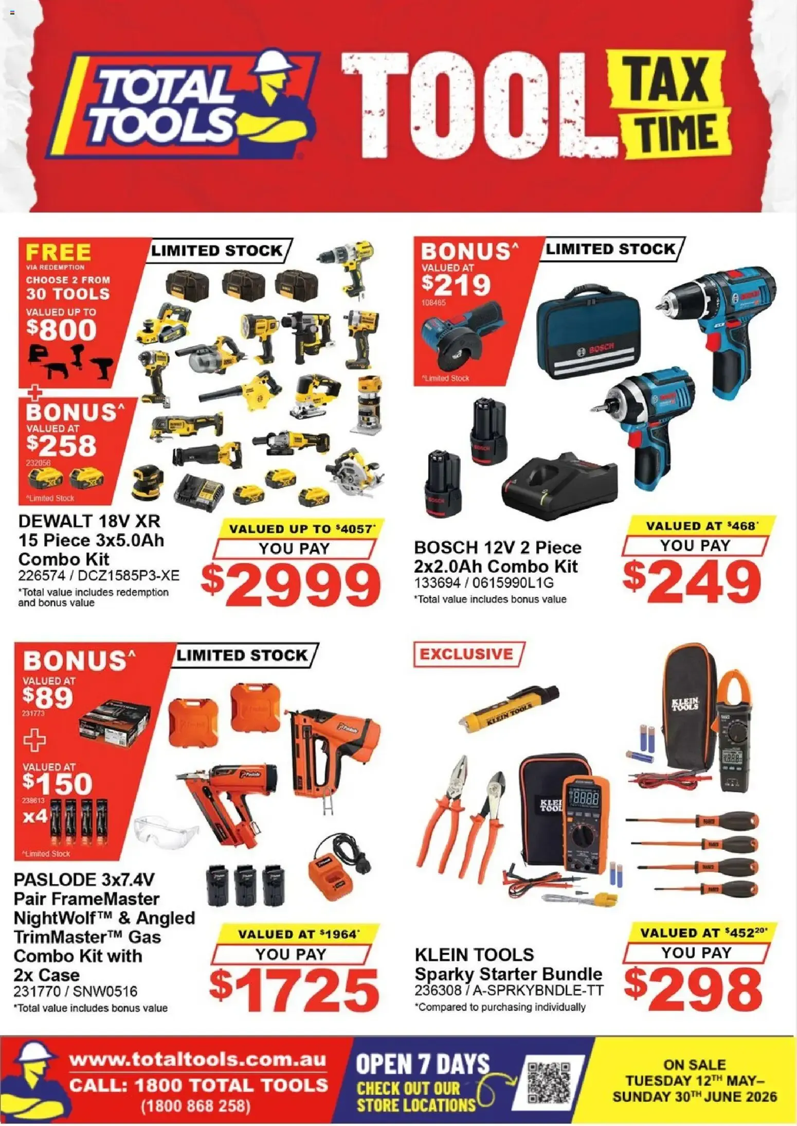 Total Tools catalogue - 12/05/2026 > weekly / monthly specials - Catalogue valid from 12 May to 30 June 2026 - page 19